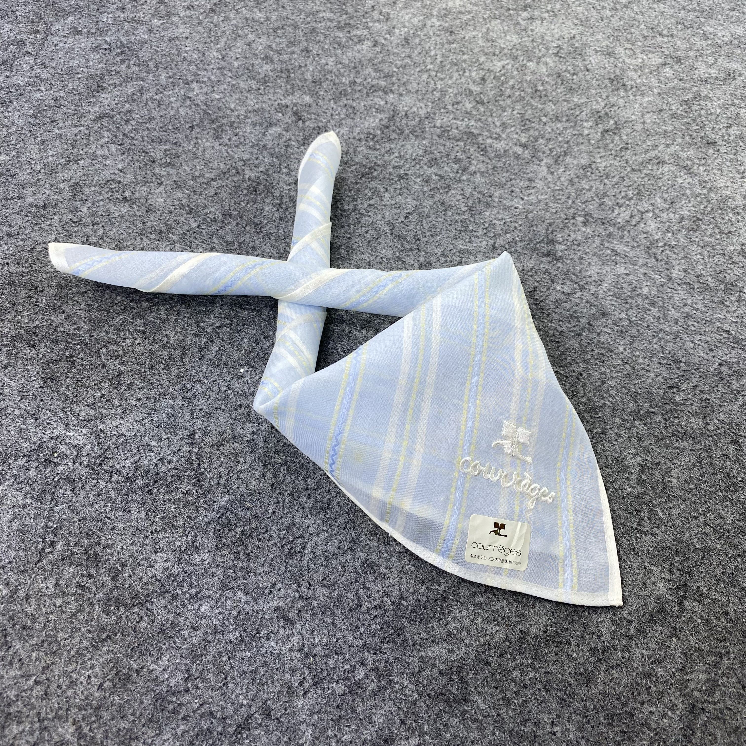 Courreges Courreges Handkerchief / Bandana / Neckerchief-B1553 Size ONE SIZE - 1 Thumbnail