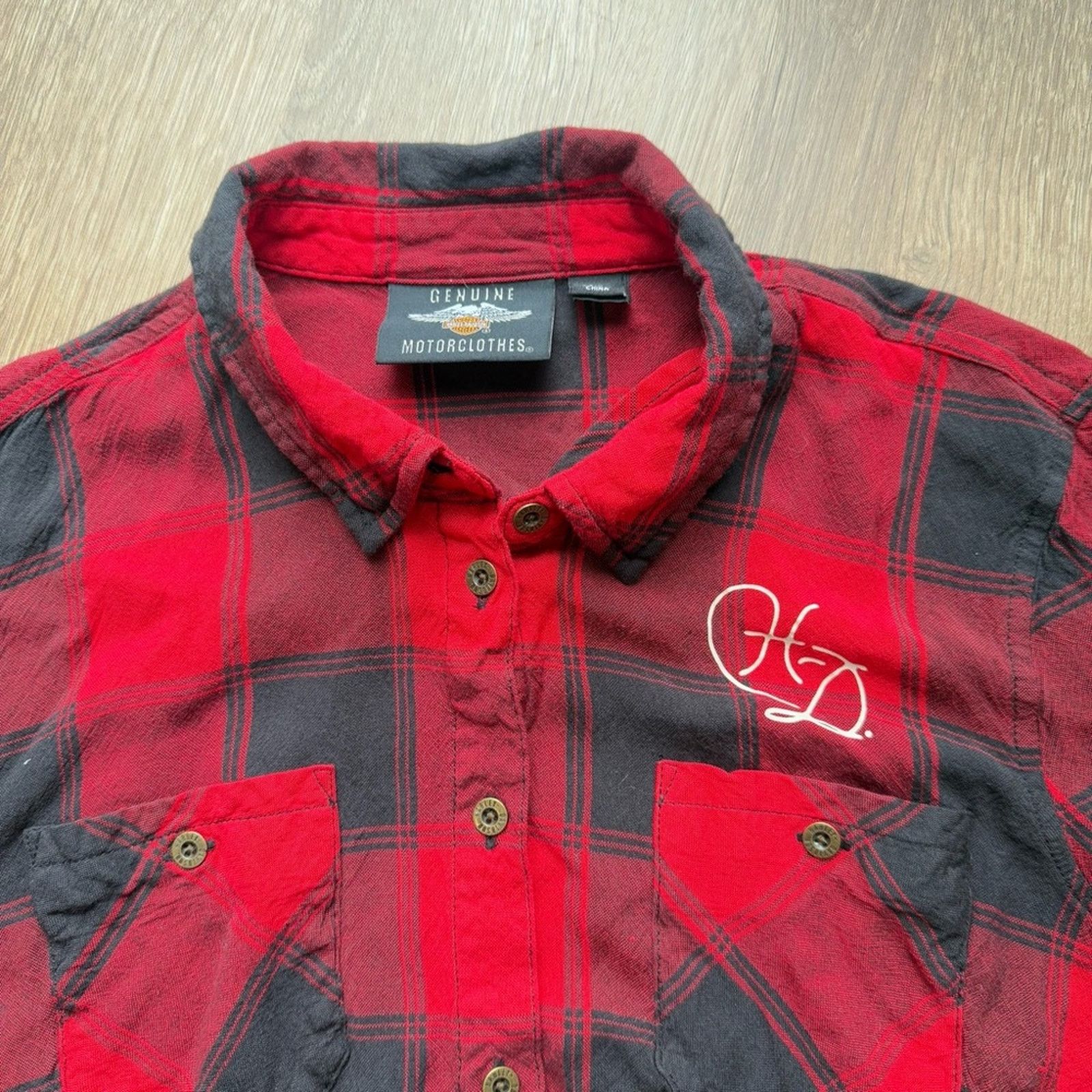 Harley Davidson HARLEY-DAVIDSON WORLD FAMOUS PLAID WOMEN'S SHIRT M Size M / US 6-8 / IT 42-44 - 4 Thumbnail