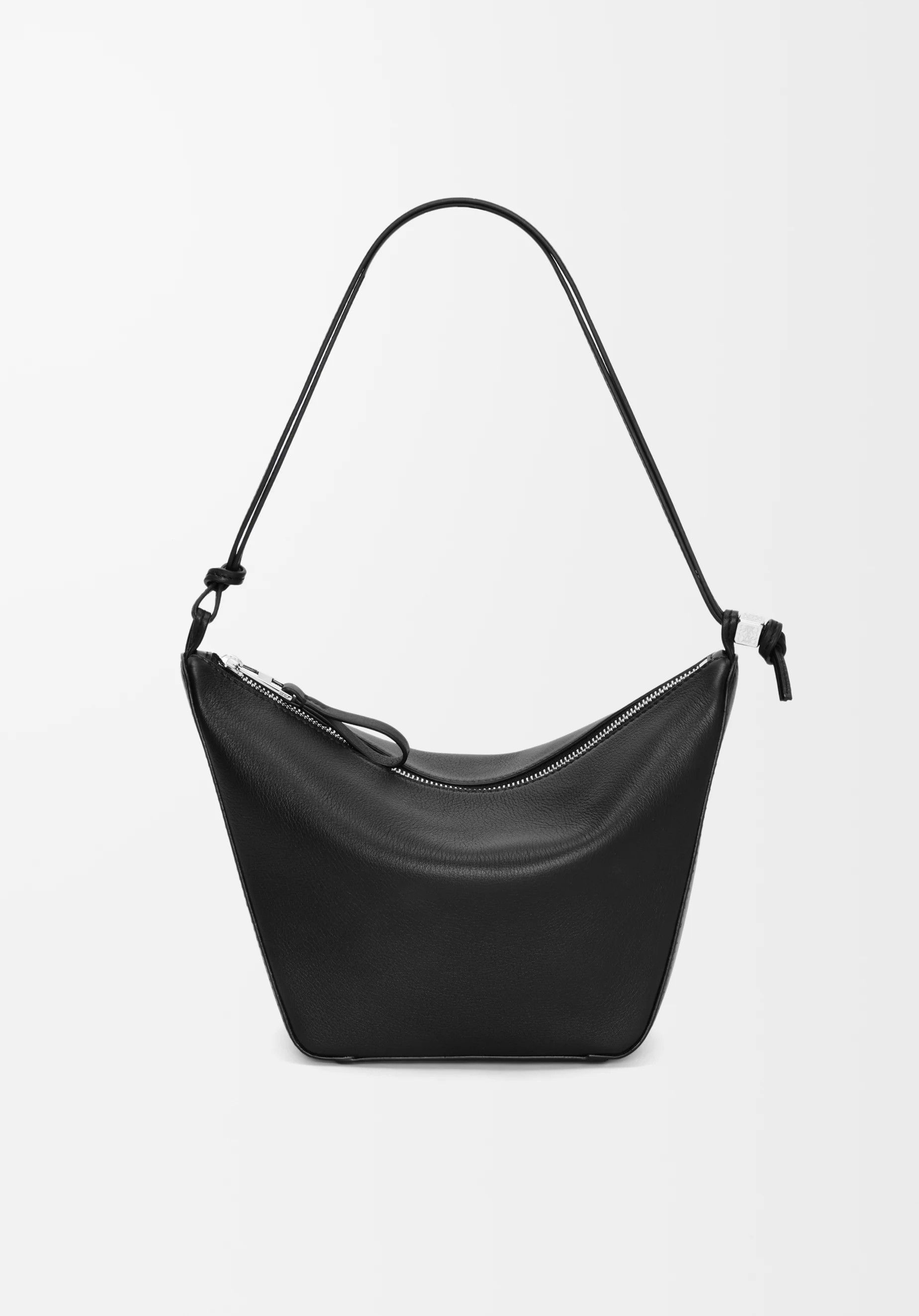 Loewe LOEWE Mini Hammock black leather hobo shoulder bag Size ONE SIZE - 1 Thumbnail