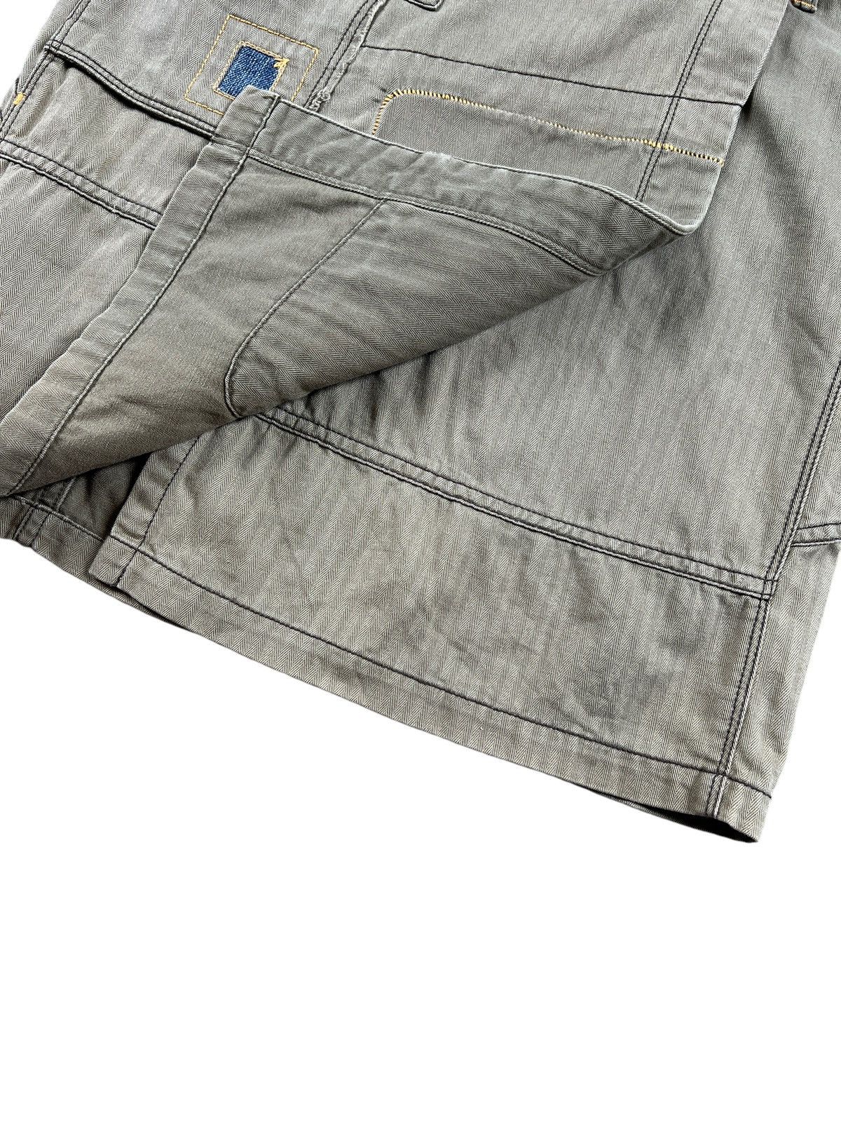 Diesel × Diesel Black Gold × Vintage Y2K Diesel Rebuilt Herringbone Twill Mini Skirt Size 30" / US 8 / IT 44 - 5 Thumbnail