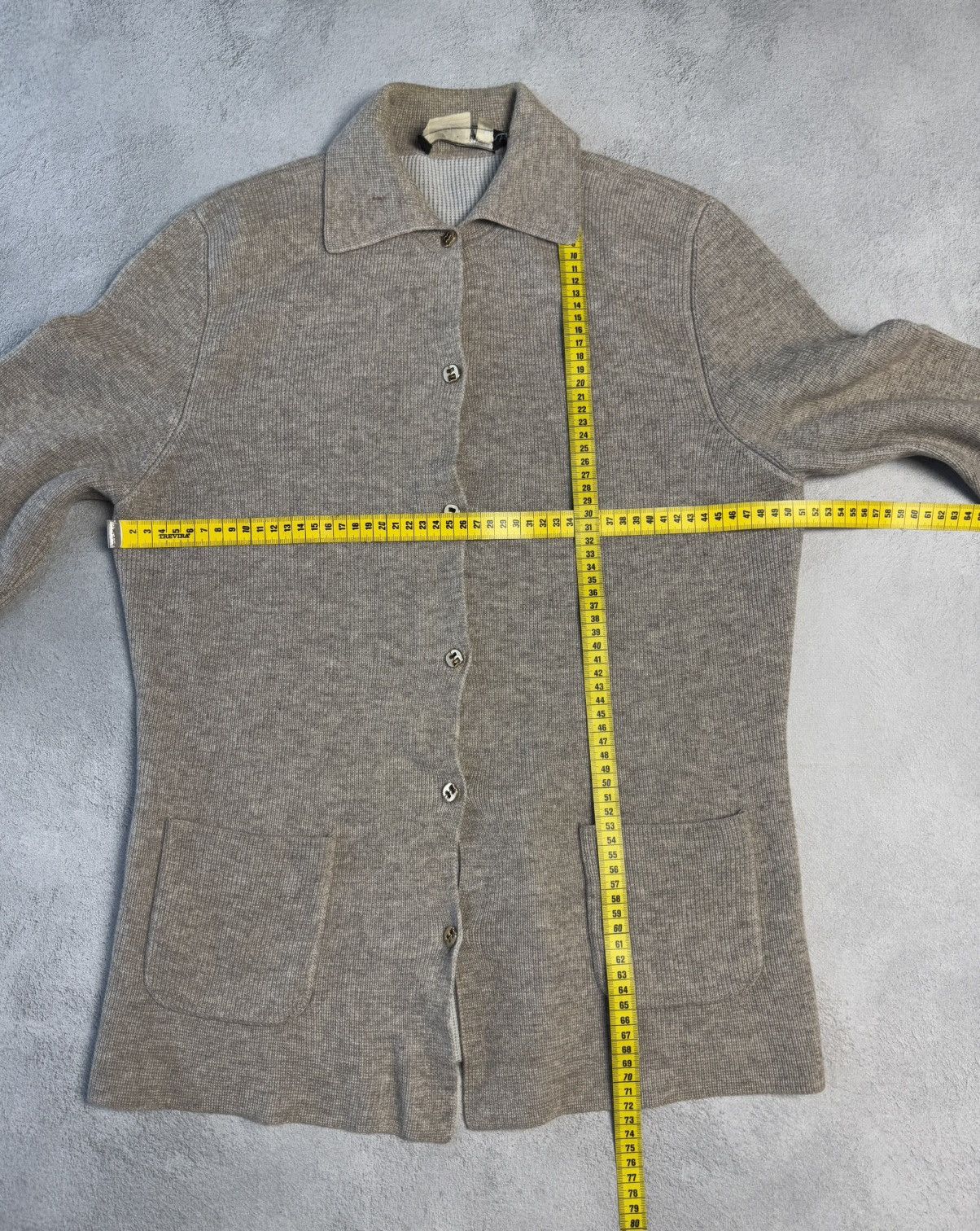 Salvatore Ferragamo Salvatore Ferragamo 100% Cashmere Knit Button Cardigan Size M / US 6-8 / IT 42-44 - 17 Thumbnail