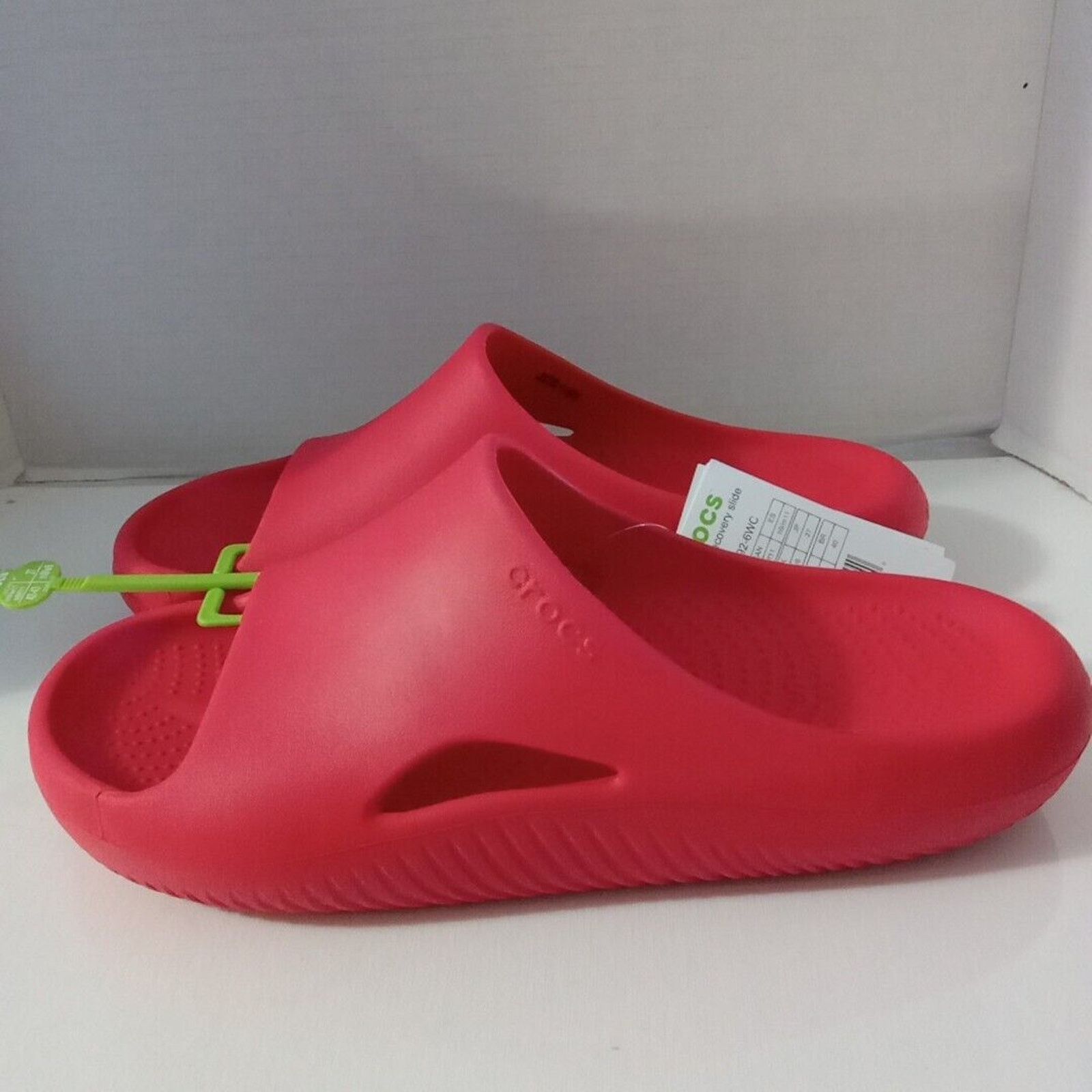 Crocs Crocs Mellow Recovery Slides Red Men’s Size 10 Womens 12 New Size US 10 / EU 43 - 1 Thumbnail