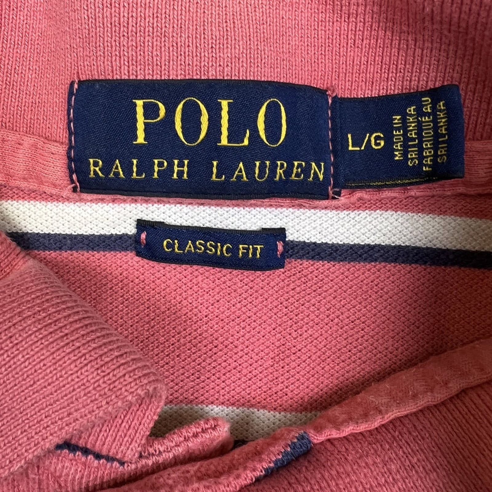 Polo Ralph Lauren × Vintage Polo Ralph Lauren Shirt Large Pony Striped Short Sleeve Size US L / EU 52-54 / 3 - 5 Thumbnail