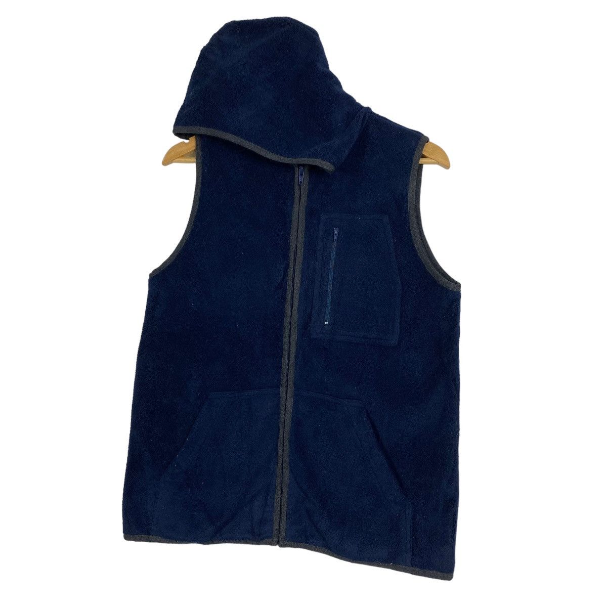 Japanese Brand POSH BOY SPORTS FULLZIP HOODIES FLEECE VEST Size US S / EU 44-46 / 1 - 2 Thumbnail