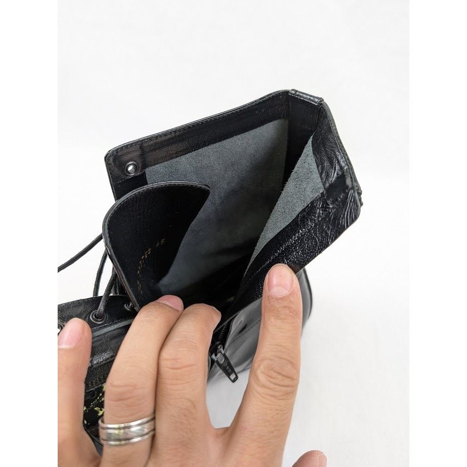 Saint Laurent Paris o1rshd1 Tadzio 05 High-Top Lace Boots in Nero Size US 12 / EU 45 - 9 Thumbnail