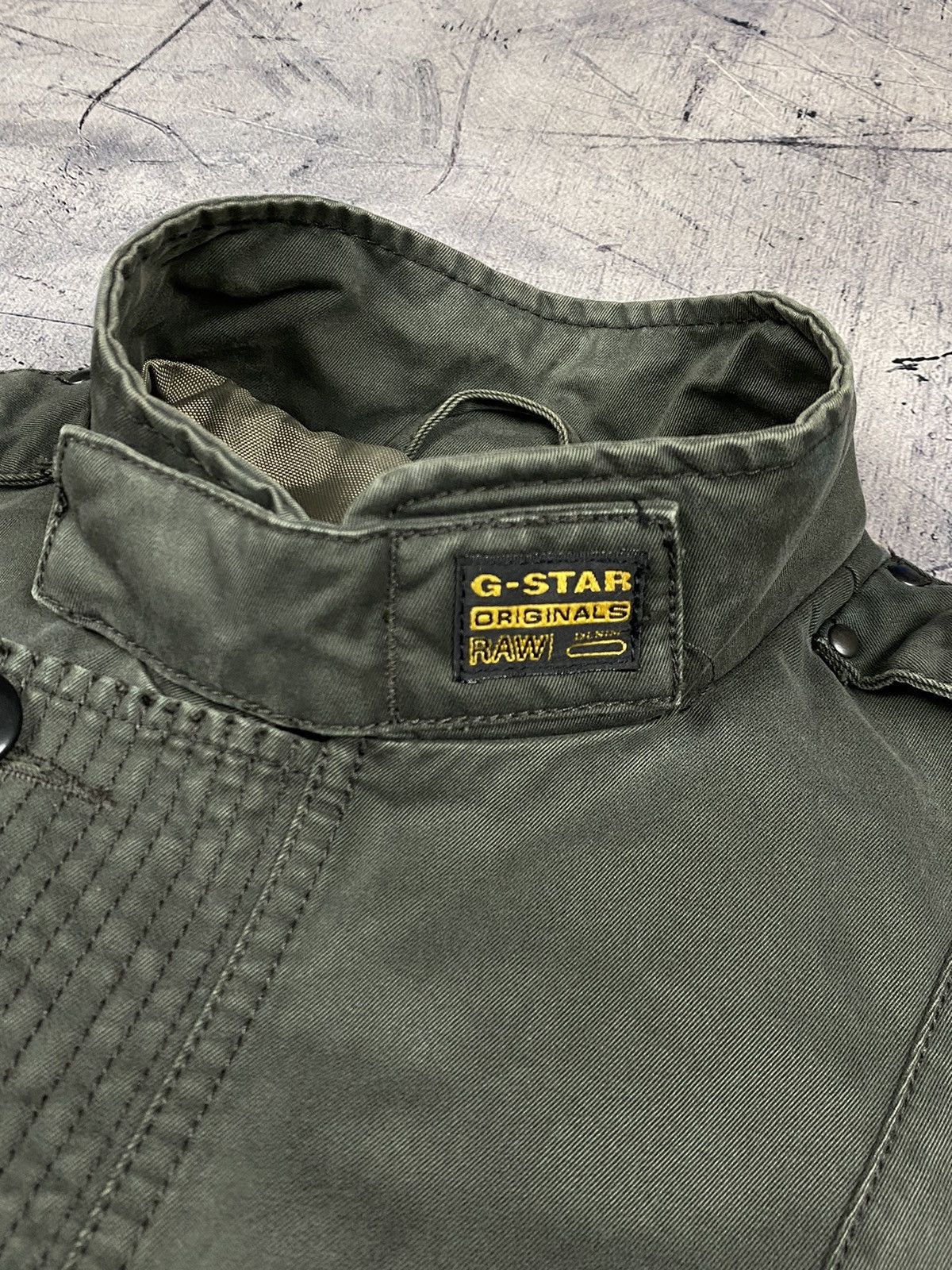 G-Star × Vintage Vintage G Star Raw Designer Bomber Jacket Size S / US 4 / IT 40 - 10 Thumbnail