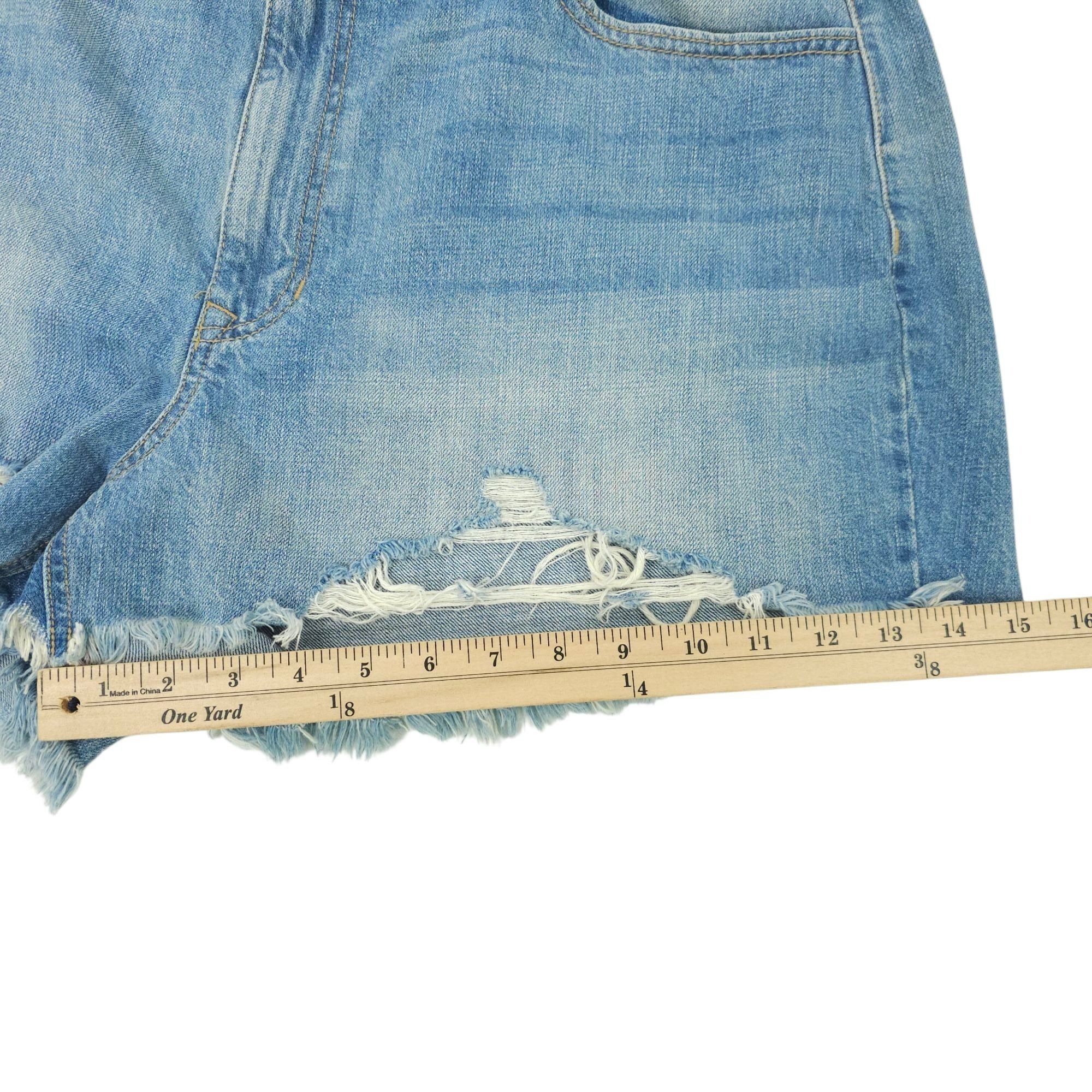 Kancan USA KanCan Isabelle Ultra High Rise Mom Shorts Womens XL Light Size 38" / US 16 / IT 52 - 6 Thumbnail