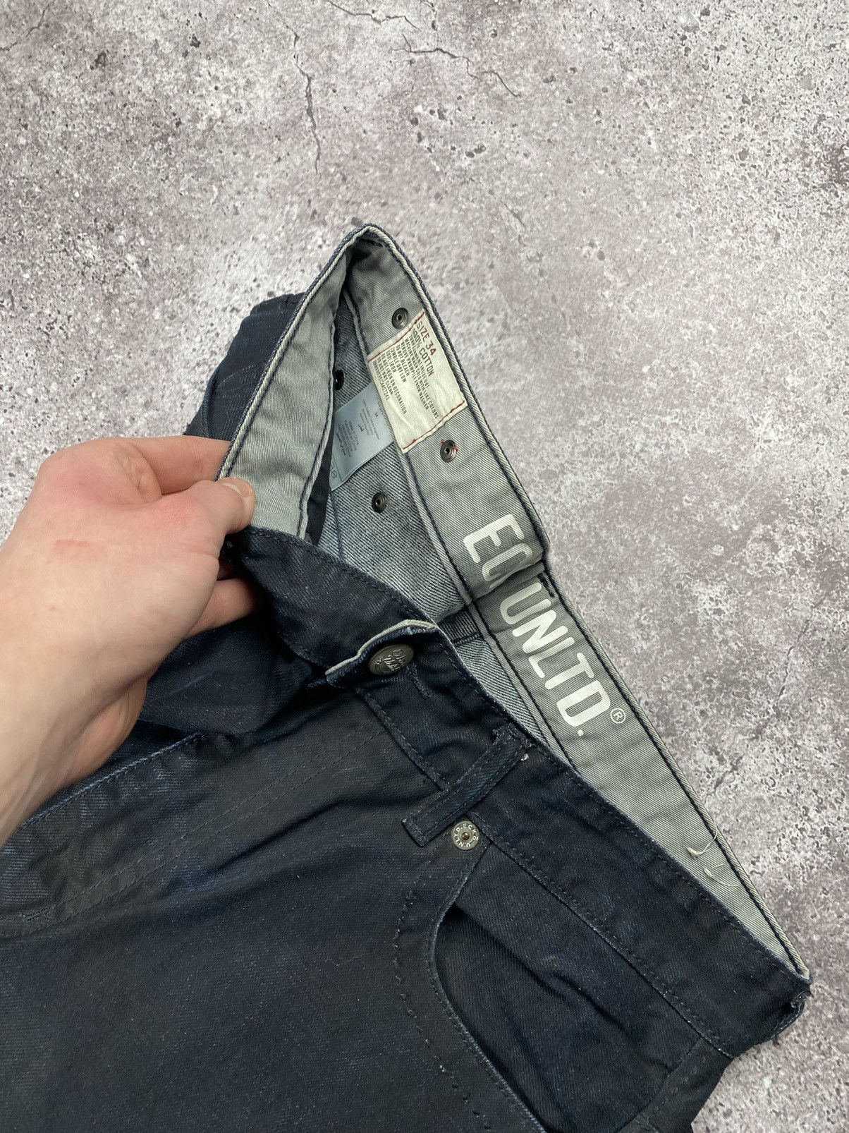Ecko Unltd. CRAZY VINTAGE Y2K ECKO BAGGY ARCHIVAL SKATER JEANS RARE Size US 34 / EU 50 - 8 Thumbnail