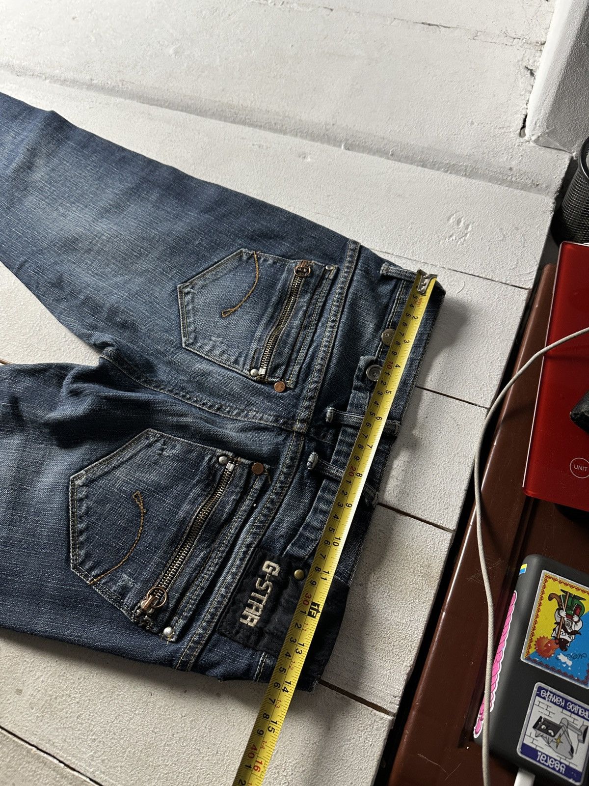 G-Star VNTG🚨G STAR RAW Jeans Washed Distressed Denim y2k Size 30" / US 8 / IT 44 - 14 Thumbnail