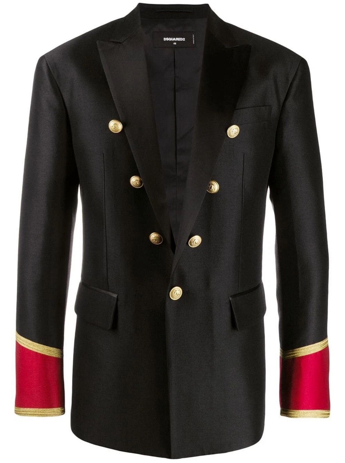 Dsquared2 Spectacular 80s London Silk Blazer 54 Size 44R - 1 Thumbnail