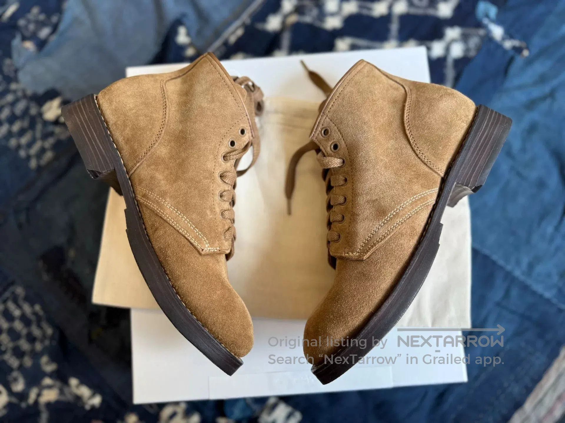 Visvim VISVIM Brigadier Boots-Folk in Beige. Size US 10 / EU 43 - 4 Thumbnail