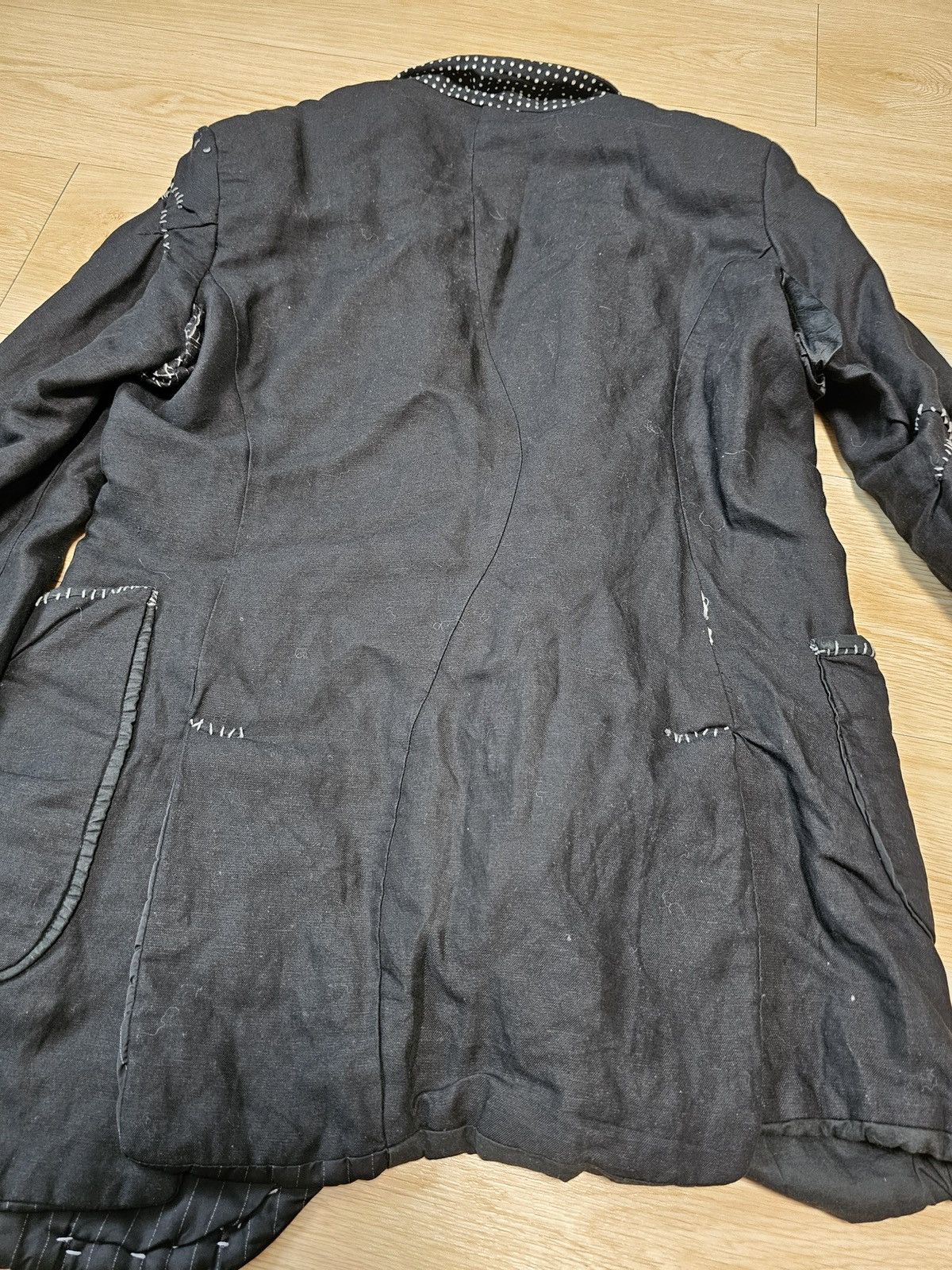 Undercover M AW04 But Beautiful Six-button assymetric blazer jacket Size US M / EU 48-50 / 2 - 7 Thumbnail