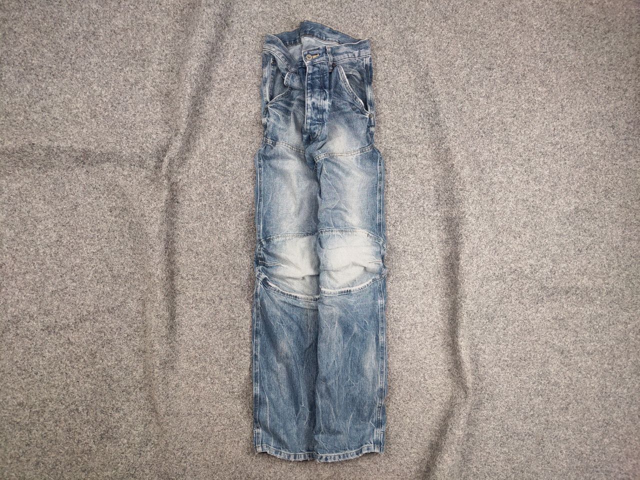 G-Star Vintage G Star Raw 3D Loose Double Knee Faded Denim Jeans Size US 33 - 2 Thumbnail