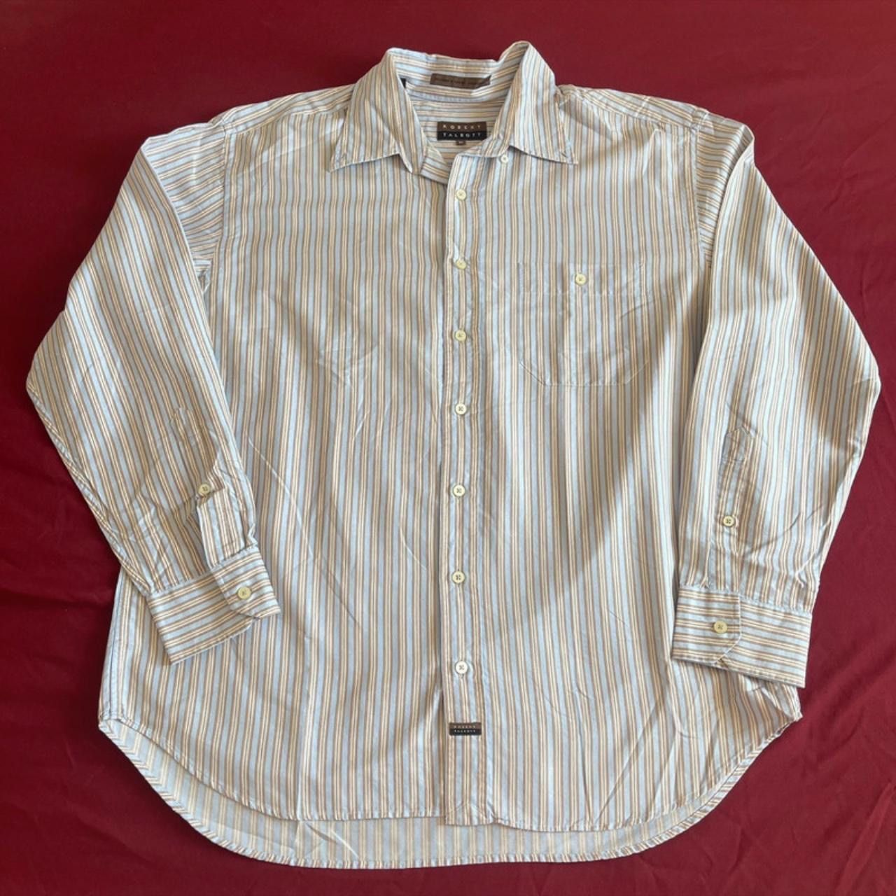 Robert Talbott Robert Talbott California Mens Long Sleeve Button Shirt Size US XL / EU 56 / 4 - 2 Thumbnail