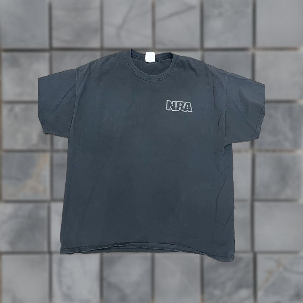 Vintage NRA T-Shirt Black XL Men/Adult Eagle Military Guns Shirt Size US XL / EU 56 / 4 - 1 Thumbnail