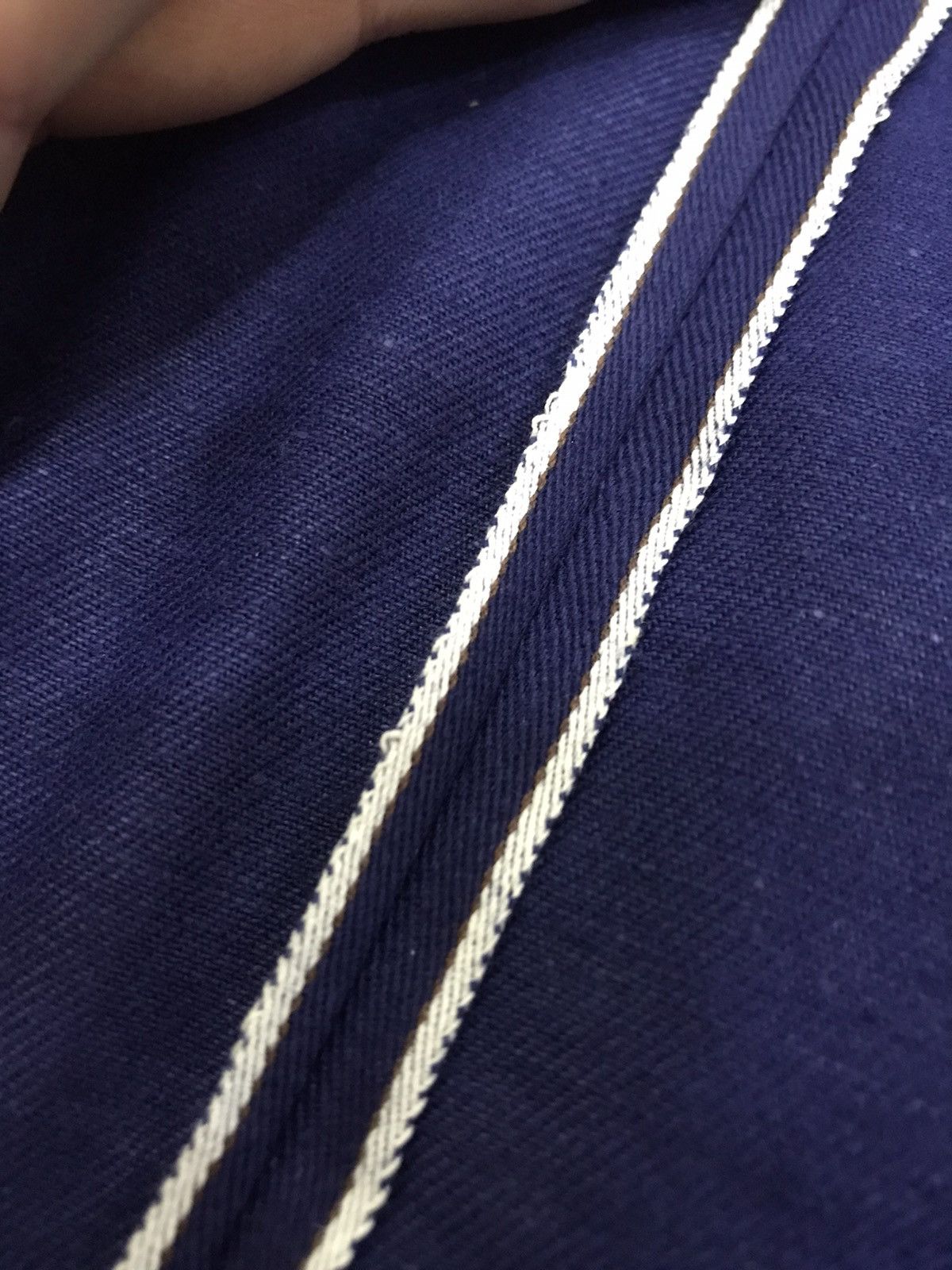 Self Edge × Vintage SELVEDGE NWT CANVAS CHORE JACKET NAVY BLUE Size US L / EU 52-54 / 3 - 1 Thumbnail