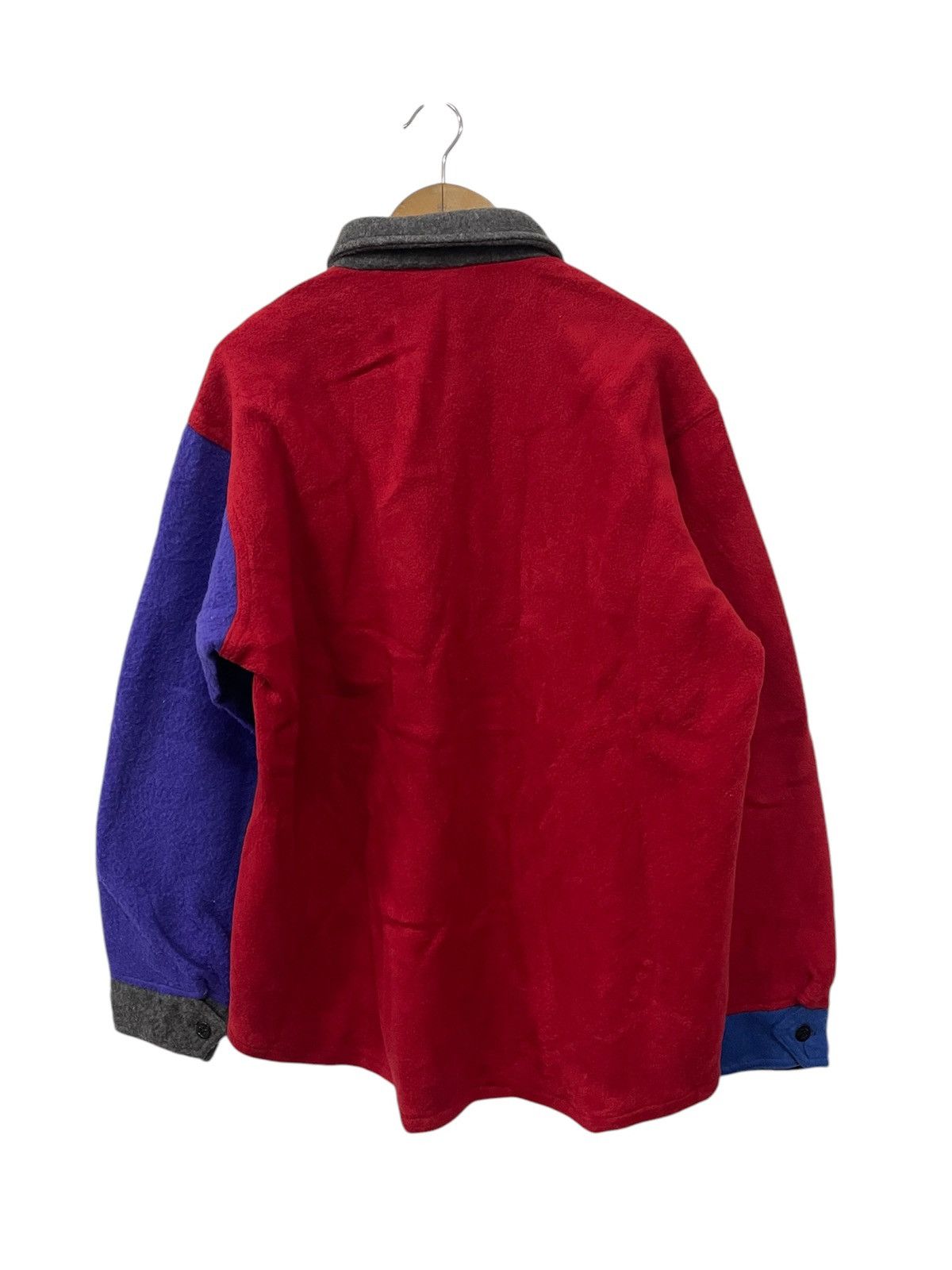 Vintage Vintage made in USA MELTON multicolour Fleece shirt Size US S / EU 44-46 / 1 - 2 Thumbnail