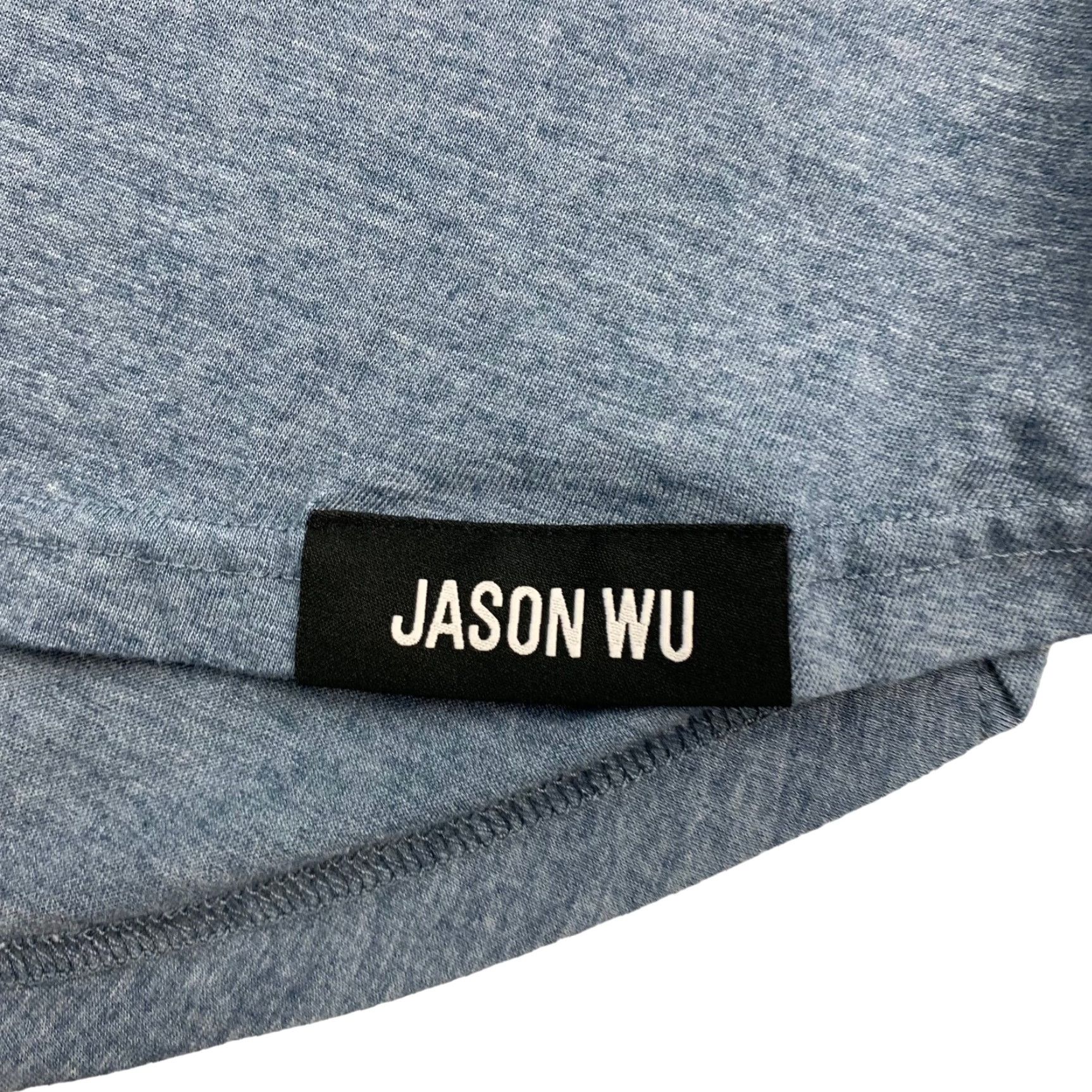 Jason Wu Jason Wu x EvaAir Men’s Pullover Sweatshirt Blue Large Mock Neck Drawstring Lightweight Shirt Size US L / EU 52-54 / 3 - 3 Thumbnail