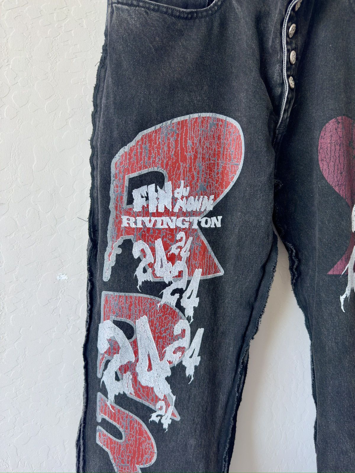 RRR-123 Rivington Roi Boi He Rose 3 Double Layer Pant Size US 36 / EU 52 - 3 Thumbnail