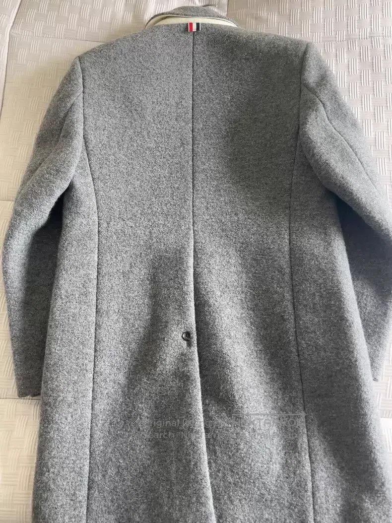 Thom Browne Thom Browne Ultra Thick Wool Overcoat, Classic Gray, Long Size US L / EU 52-54 / 3 - 3 Thumbnail