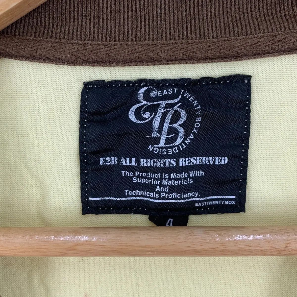 Vintage EAST TWENTY BOX Anti Design Japan Designer Tee Shirt Size US XXL / EU 58 / 5 - 5 Thumbnail