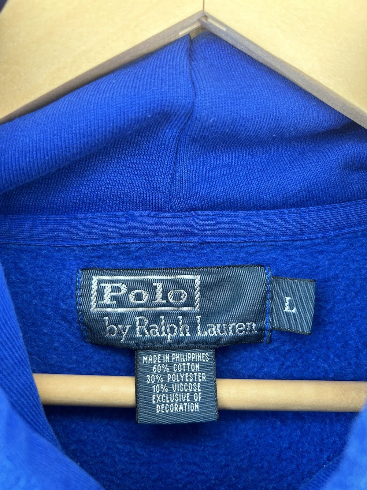 Polo Ralph Lauren Vintage 90s Polo Ralph Lauren Chief Keef Hoodie Size US L / EU 52-54 / 3 - 6 Thumbnail