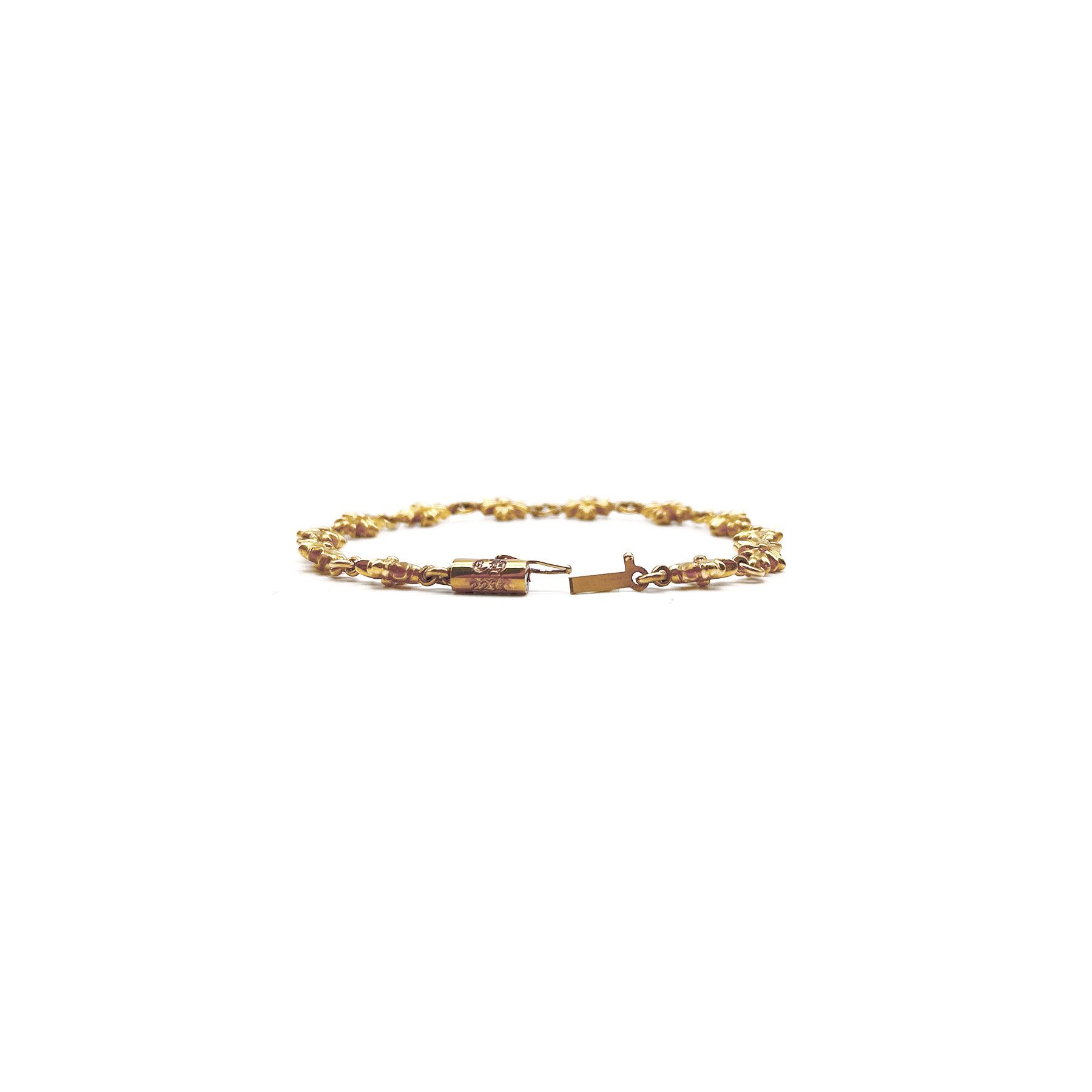 Chrome Hearts Chrome Hearts 22K Gold Tiny E Bracelet Size ONE SIZE - 3 Thumbnail