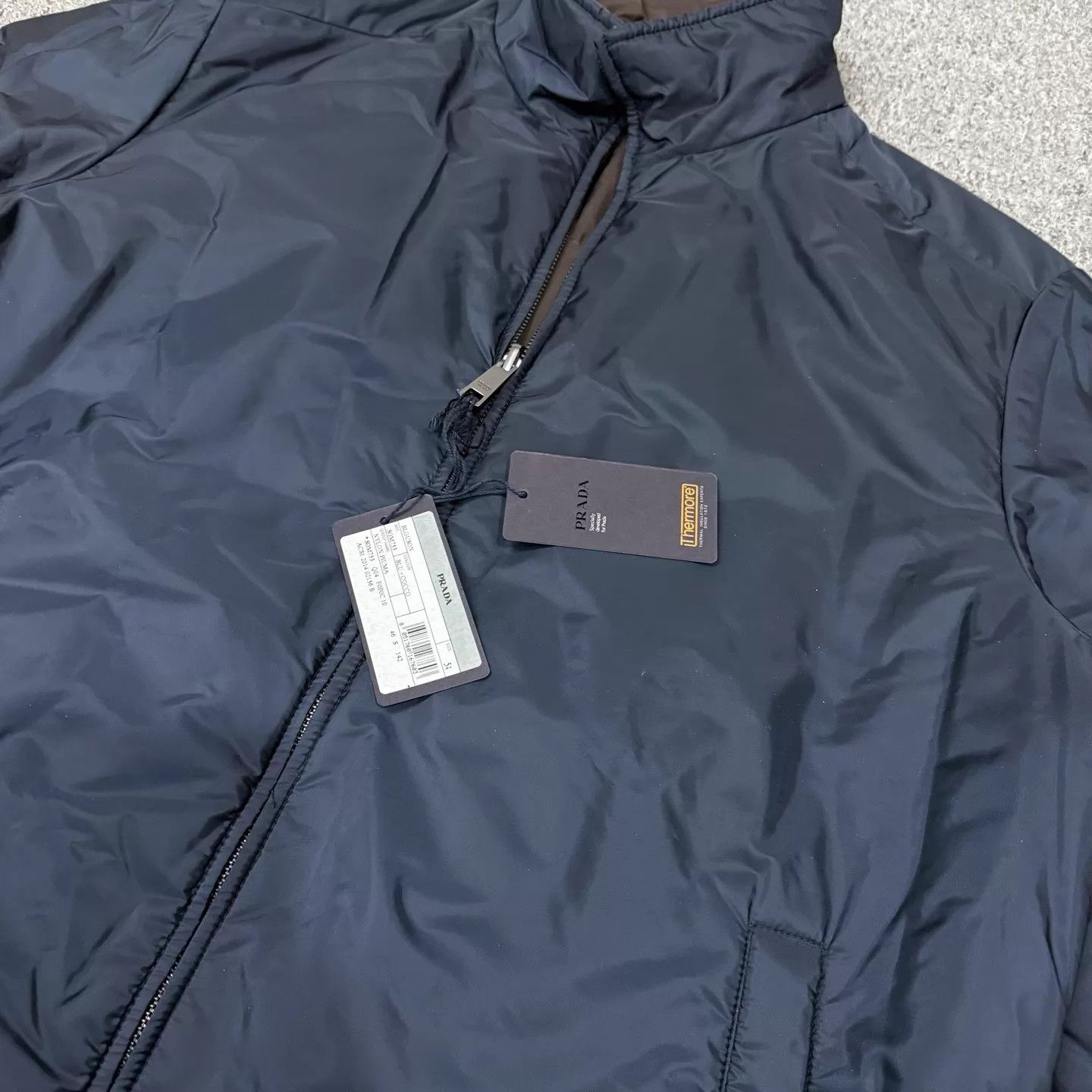 Prada Prada Reversible Hooded Jacket Logo Hem NWT 54 Size US L / EU 52-54 / 3 - 4 Thumbnail