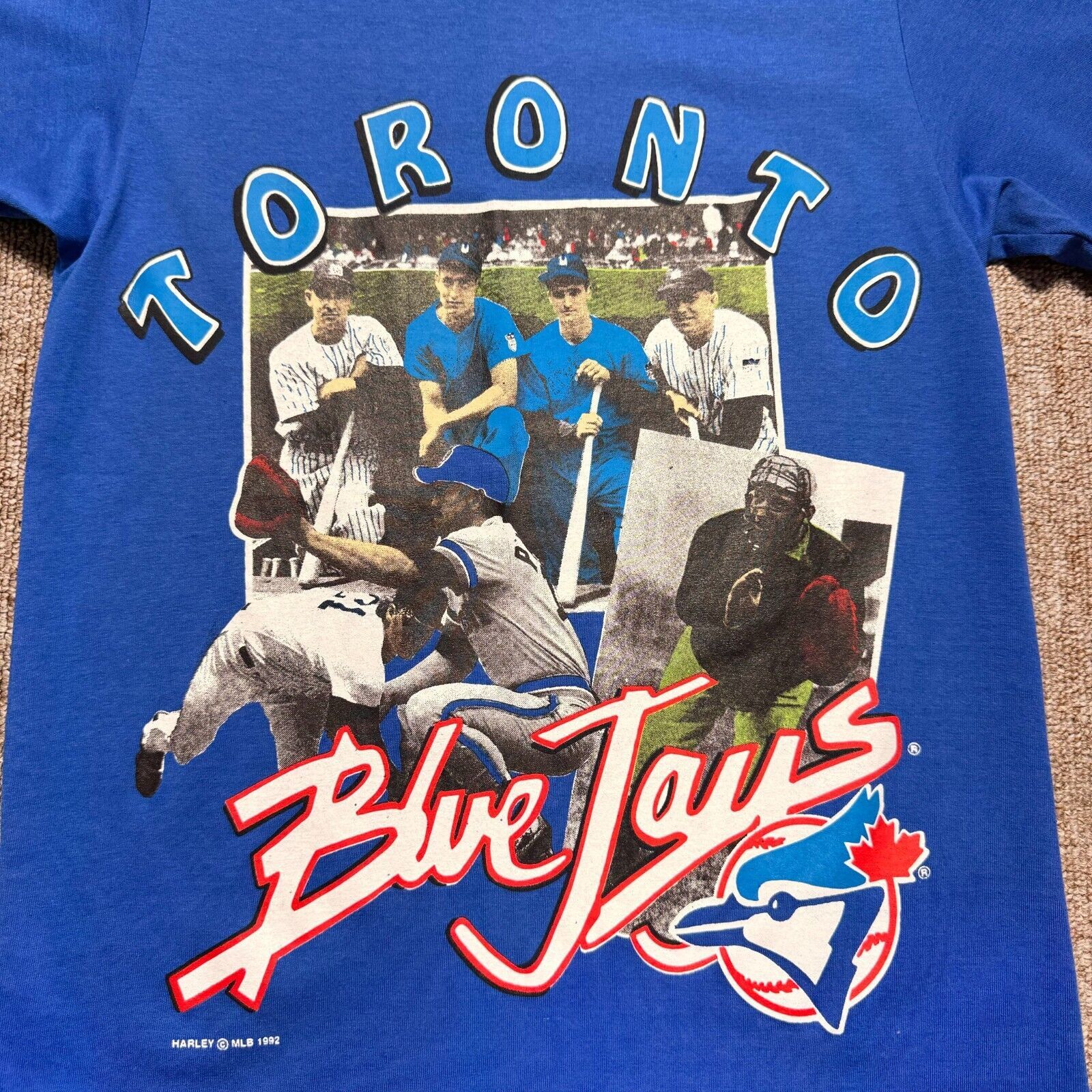 MLB × Vintage Vintage 1992 Toronto Blue Jays Tee Harley Single Stitch Size US S / EU 44-46 / 1 - 4 Thumbnail