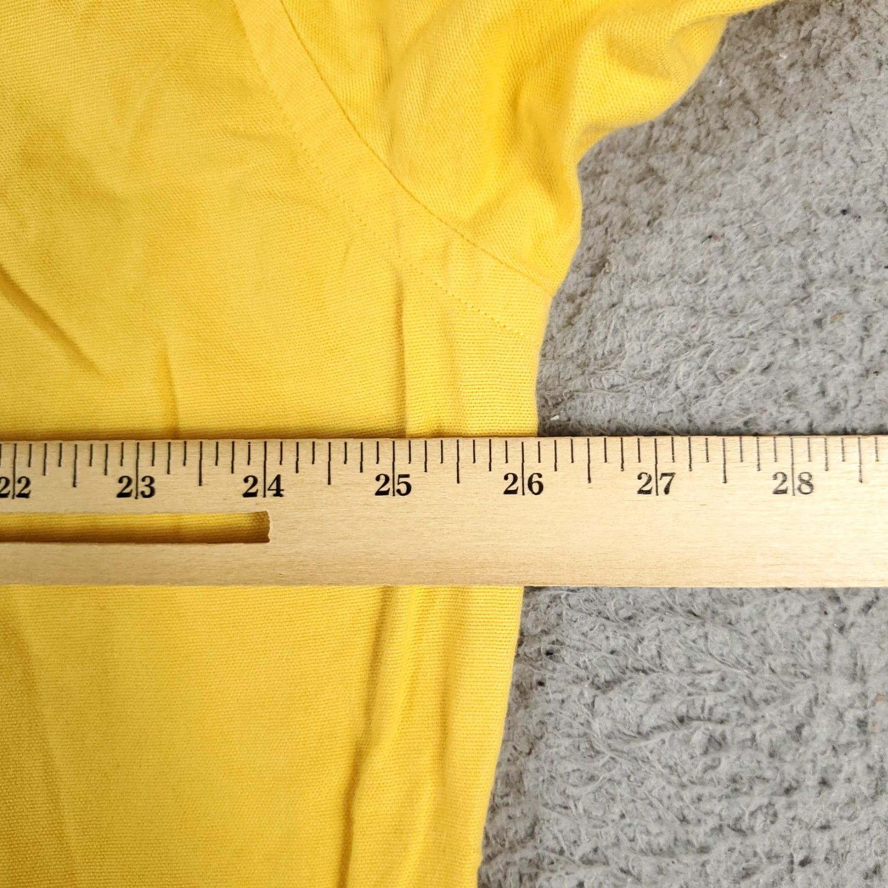 Tommy Hilfiger Tommy Hilfiger Dress Shirt Mens 16 Yellow Long Sleeve Button Up Cotton Classic Preppy American Mens Size US L / EU 52-54 / 3 - 7 Thumbnail