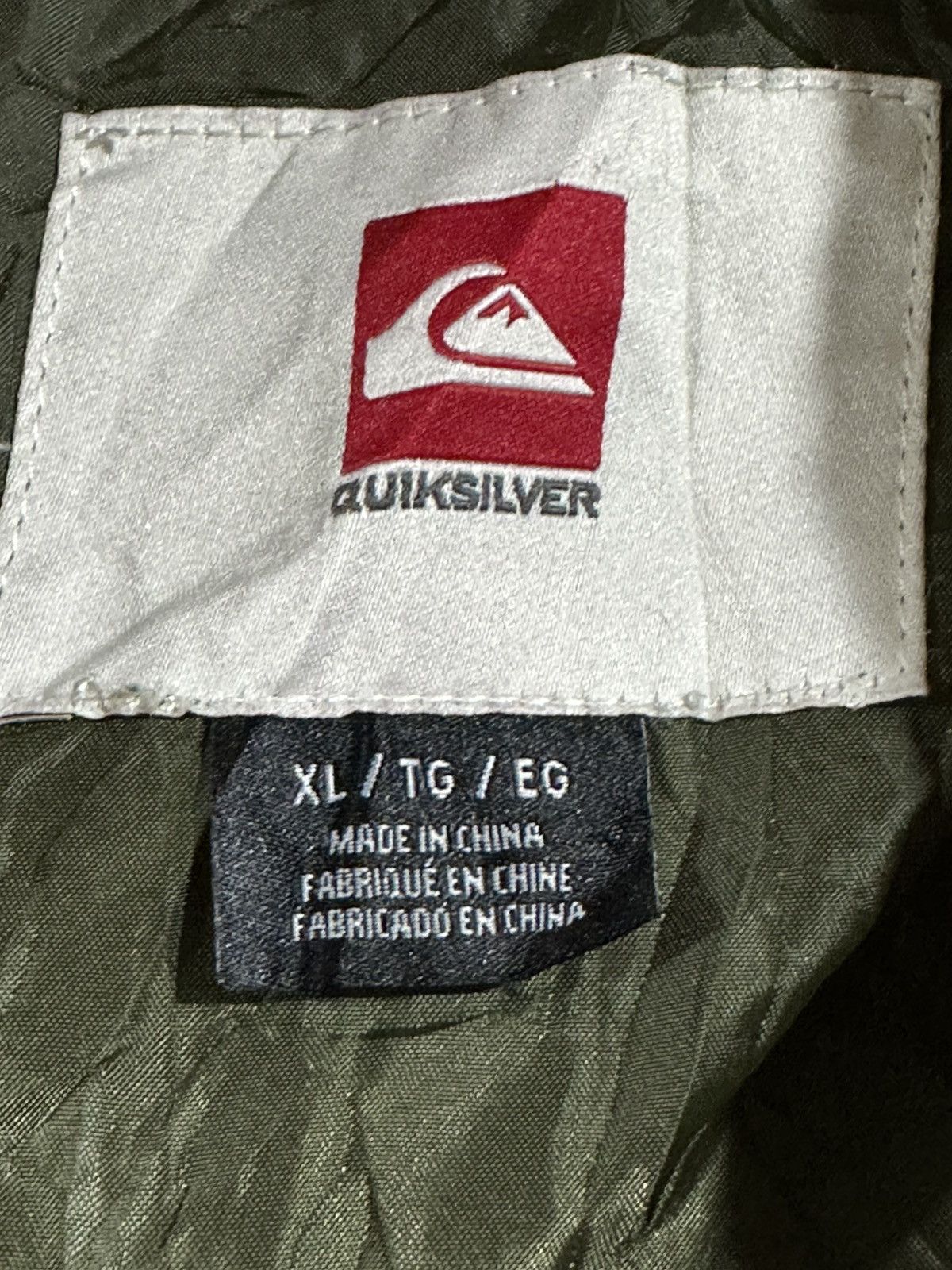 Quiksilver Vintage Distressed Quiksilver Bomber Jacket Size US XL / EU 56 / 4 - 6 Thumbnail