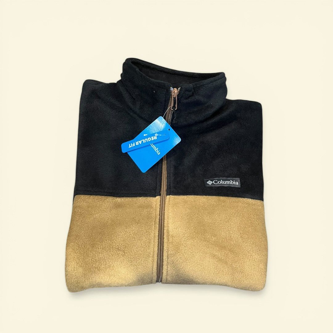 Columbia Columbia Two-Tone Brown & Black Fleece Sweatshirt Size US L / EU 52-54 / 3 - 2 Thumbnail