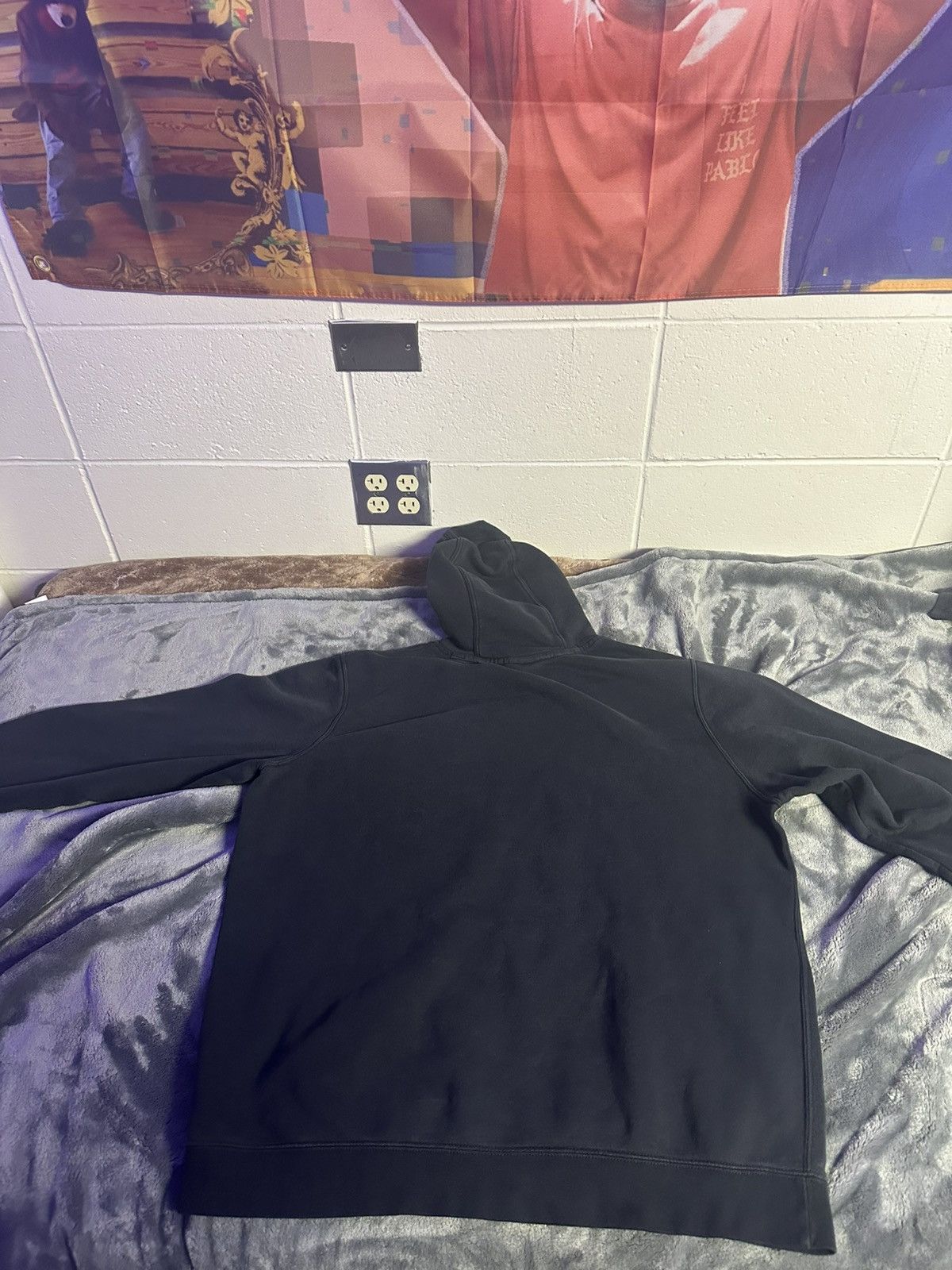 Nike Black Nike Hoodie Size US XL / EU 56 / 4 - 3 Thumbnail