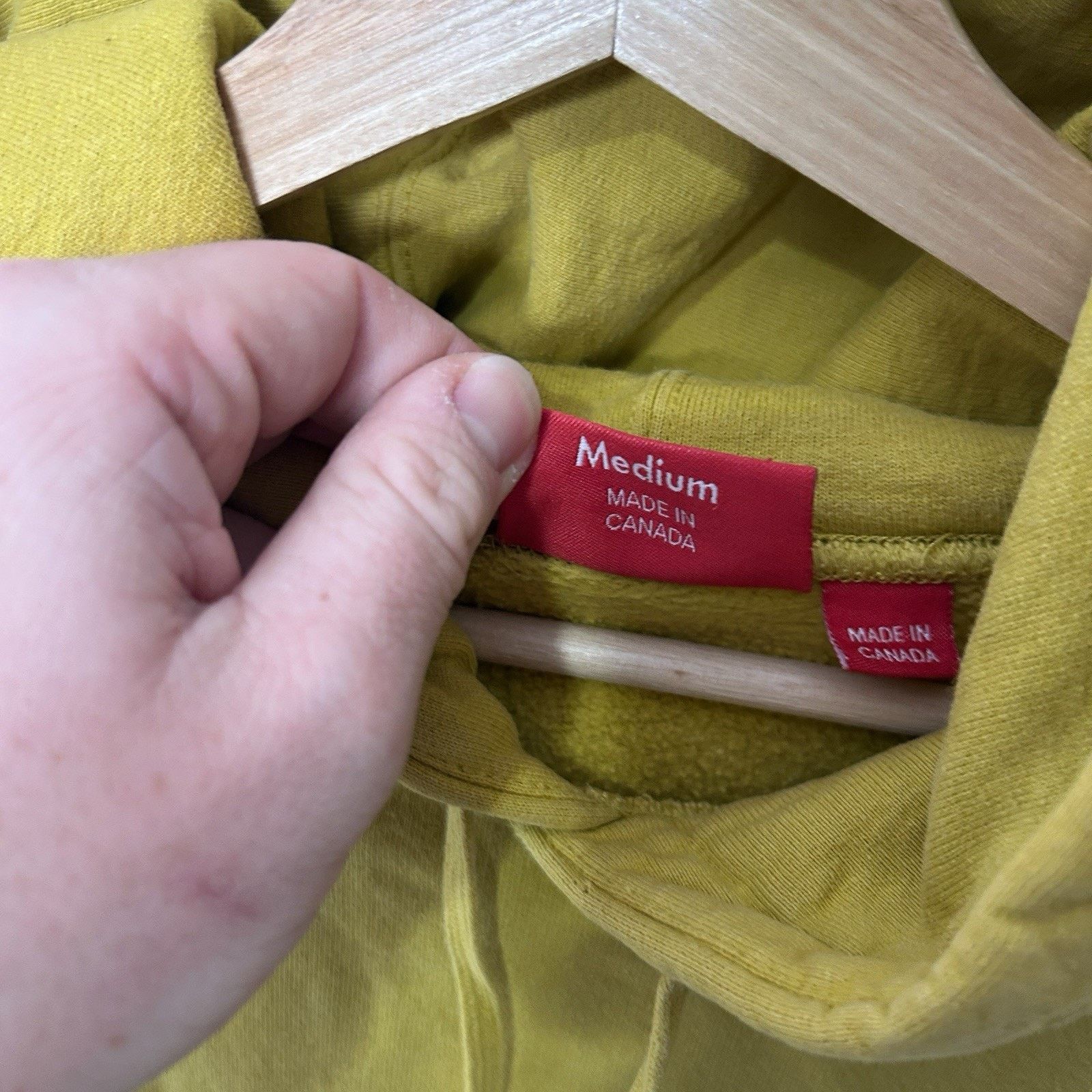 Supreme Supreme Vampire Hooded Sweatshirt “Yellow” F/W18 Mike Hill Size US M / EU 48-50 / 2 - 12 Thumbnail
