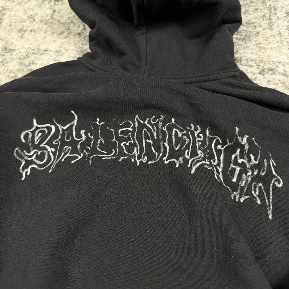Balenciaga Balenciaga DIY Metal Outline ‘Black’ Hoodie Size US M / EU 48-50 / 2 - 5 Thumbnail