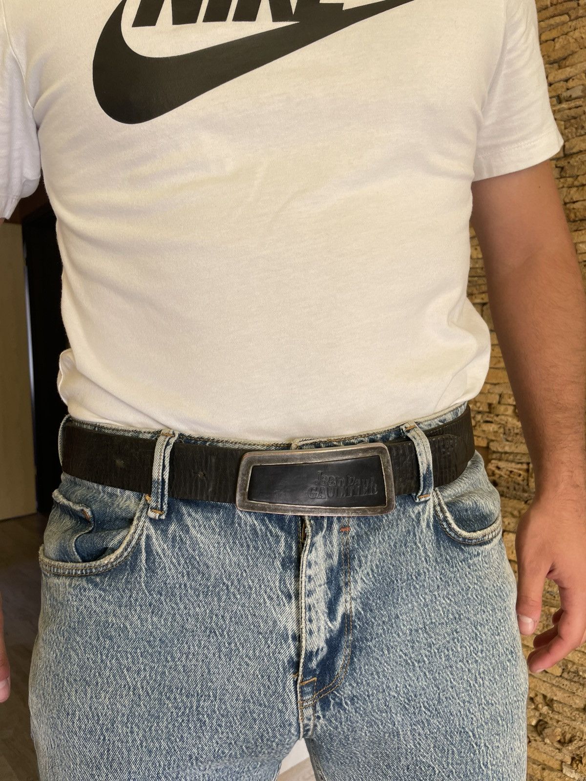 Jean Paul Gaultier JEAN PAUL GAULTIER LEATHER BELT Size ONE SIZE - 3 Thumbnail