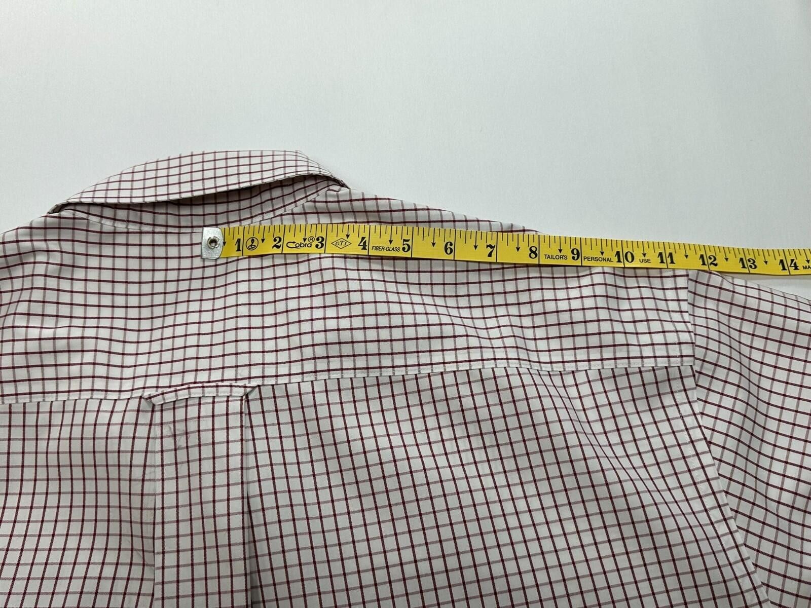 Orvis Orvis Checked 100% Cotton Oxford Button Up Red Mens XL Size US XL / EU 56 / 4 - 5 Thumbnail