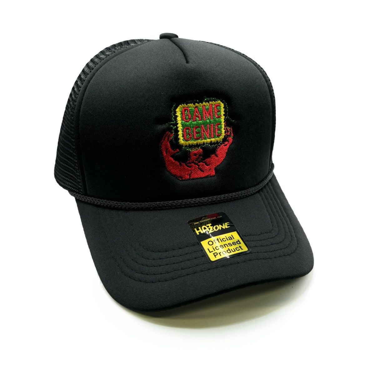 Other Game Genie Mesh Trucker SnapBack (Black) Size ONE SIZE - 1 Preview