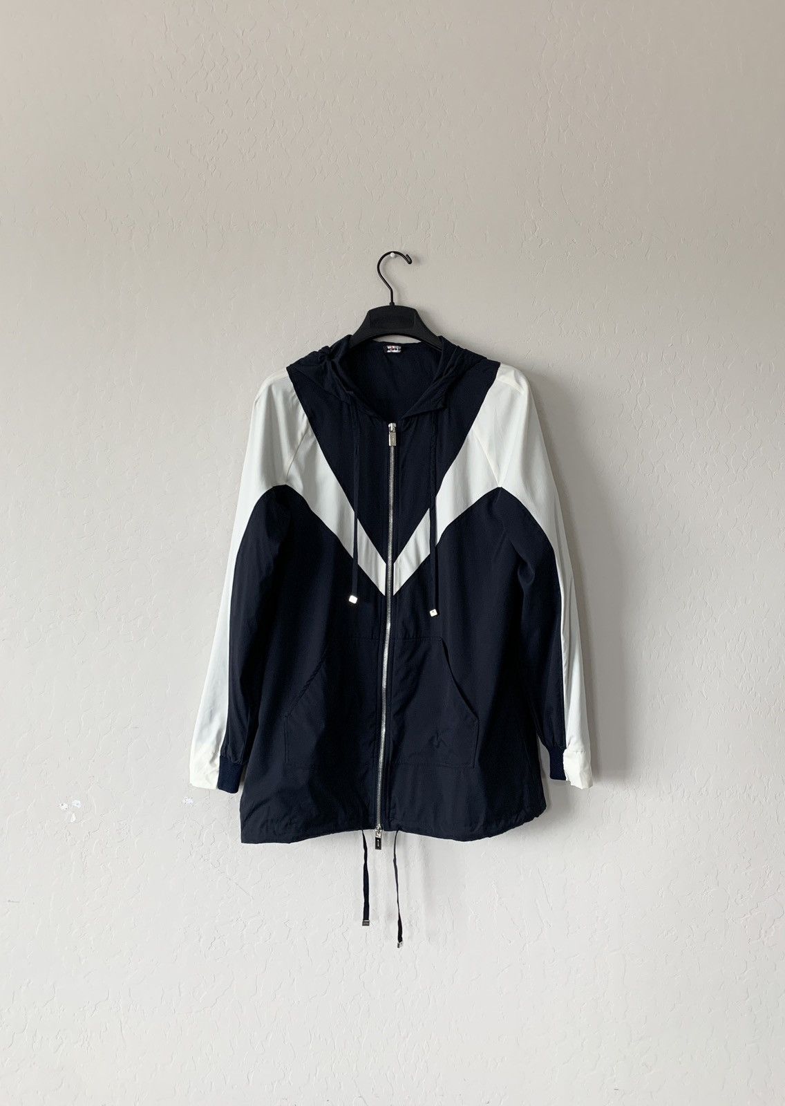 image of Kiton $2000 Colorblock Zipup Windbreaker Jacket, Men's (Size Medium)