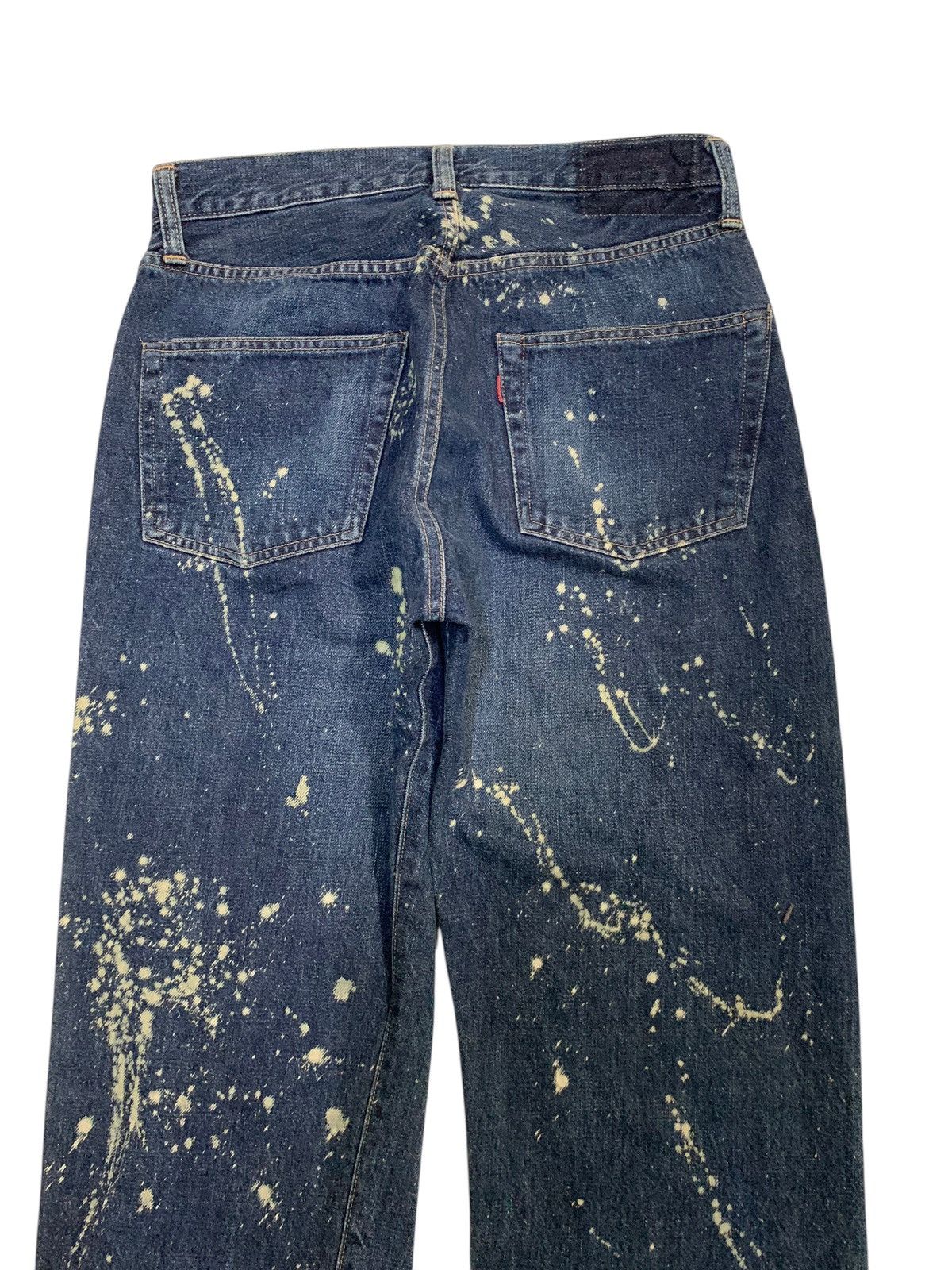 Kapital JOHNBULL BUTTON FLY SELVEDGE DISTRESSED DENIM Size US 28 / EU 44 - 8 Thumbnail
