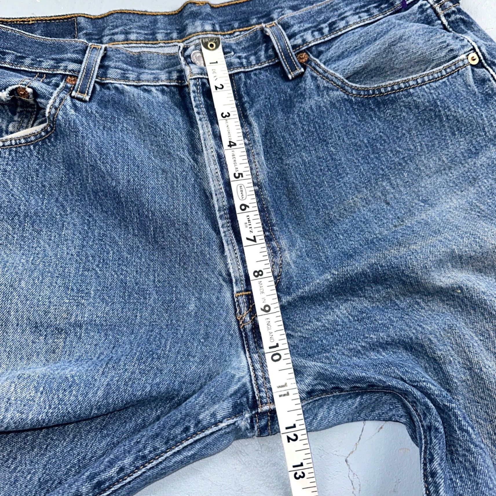 Levi's Levi's 501 Jeans Vintage 90s Mexico Straight Levi's 501 Series Men Regular 36x32 Blue Denim Cotton Size US 36 / EU 52 - 7 Thumbnail
