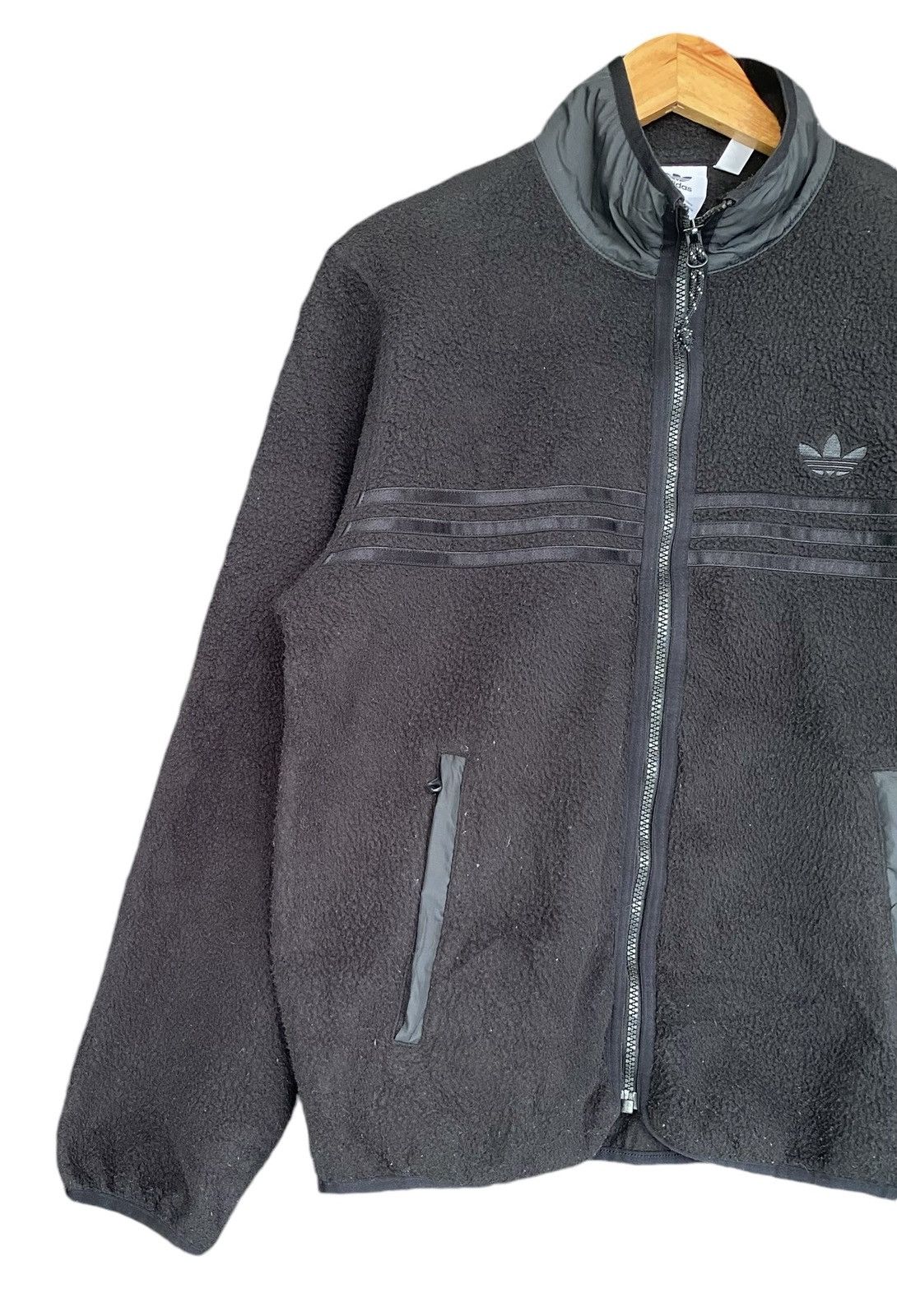 Adidas ADIDAS Fleece Zipper Jacket Size US XS / EU 42 / 0 - 3 Thumbnail