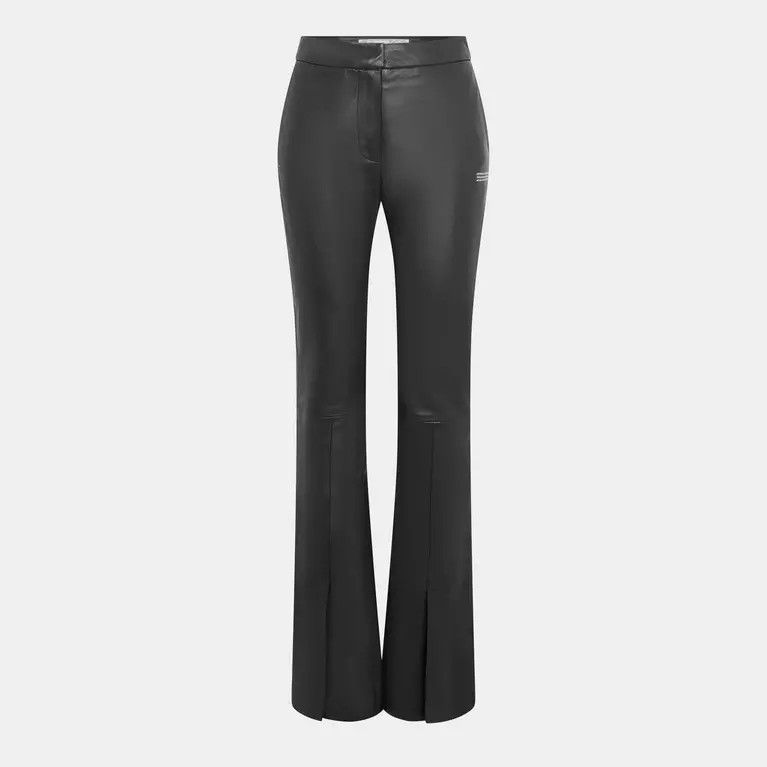 Off-White o1y1225 Leather Pant in Black Size 25" / US 0 / IT 36 - 1 Thumbnail