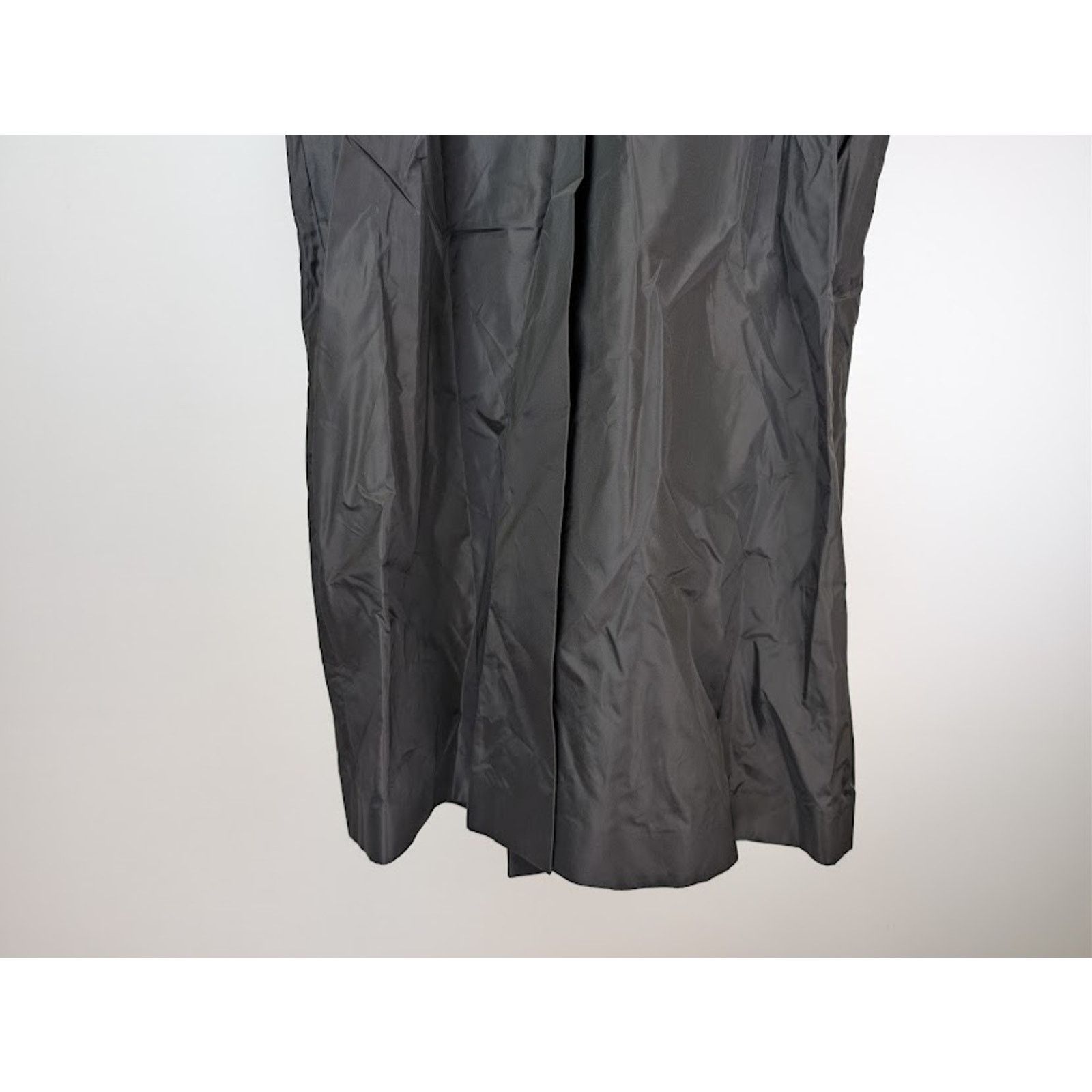 Saint Laurent Paris o1rshd1 Double-Breasted 6-Button Taffeta Coat in Black Size US L / EU 52-54 / 3 - 13 Thumbnail