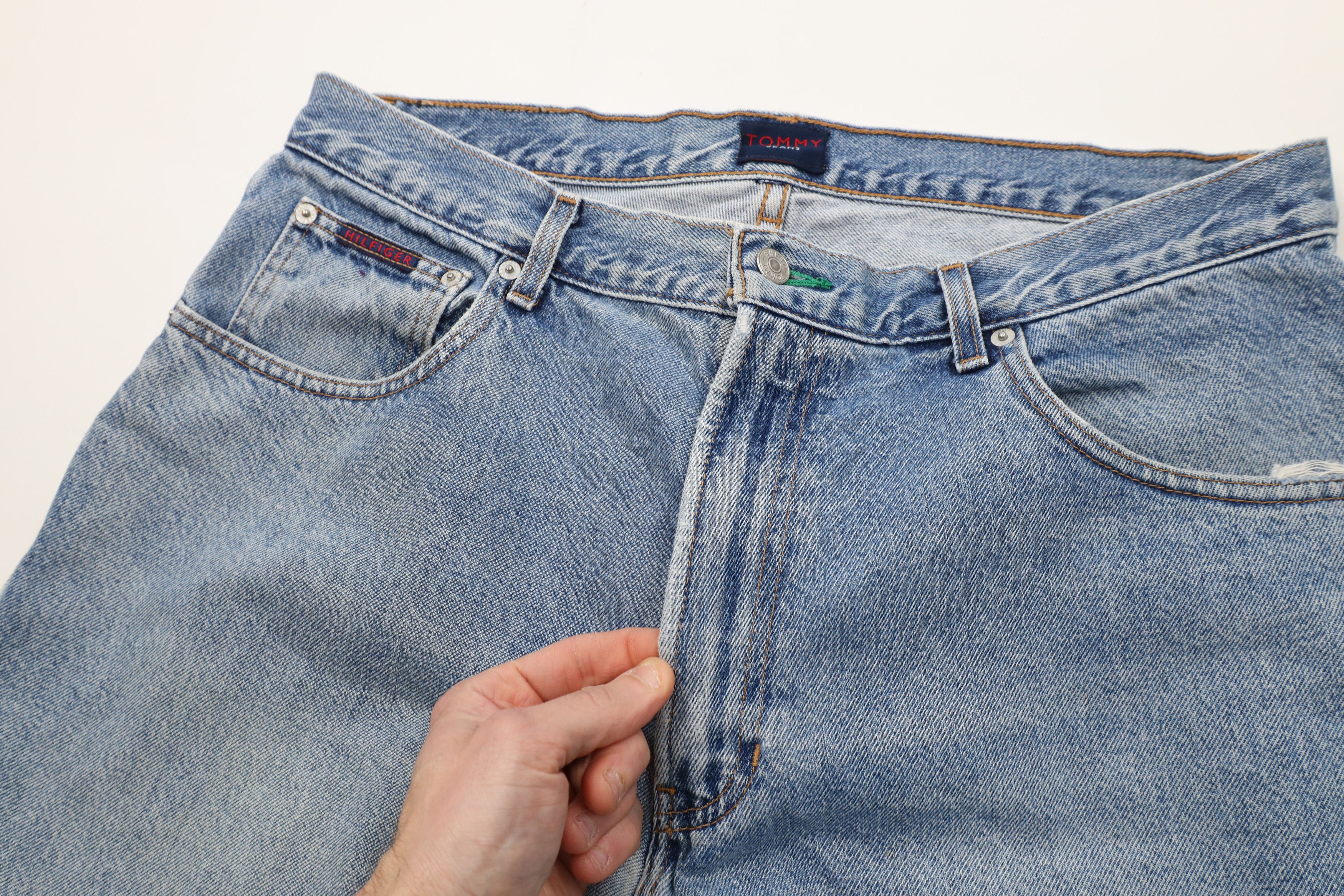 Tommy Hilfiger Vintage 90s Tommy Hilfiger Baggy Relaxed Fit Denim Jeans Size US 38 / EU 54 - 7 Thumbnail
