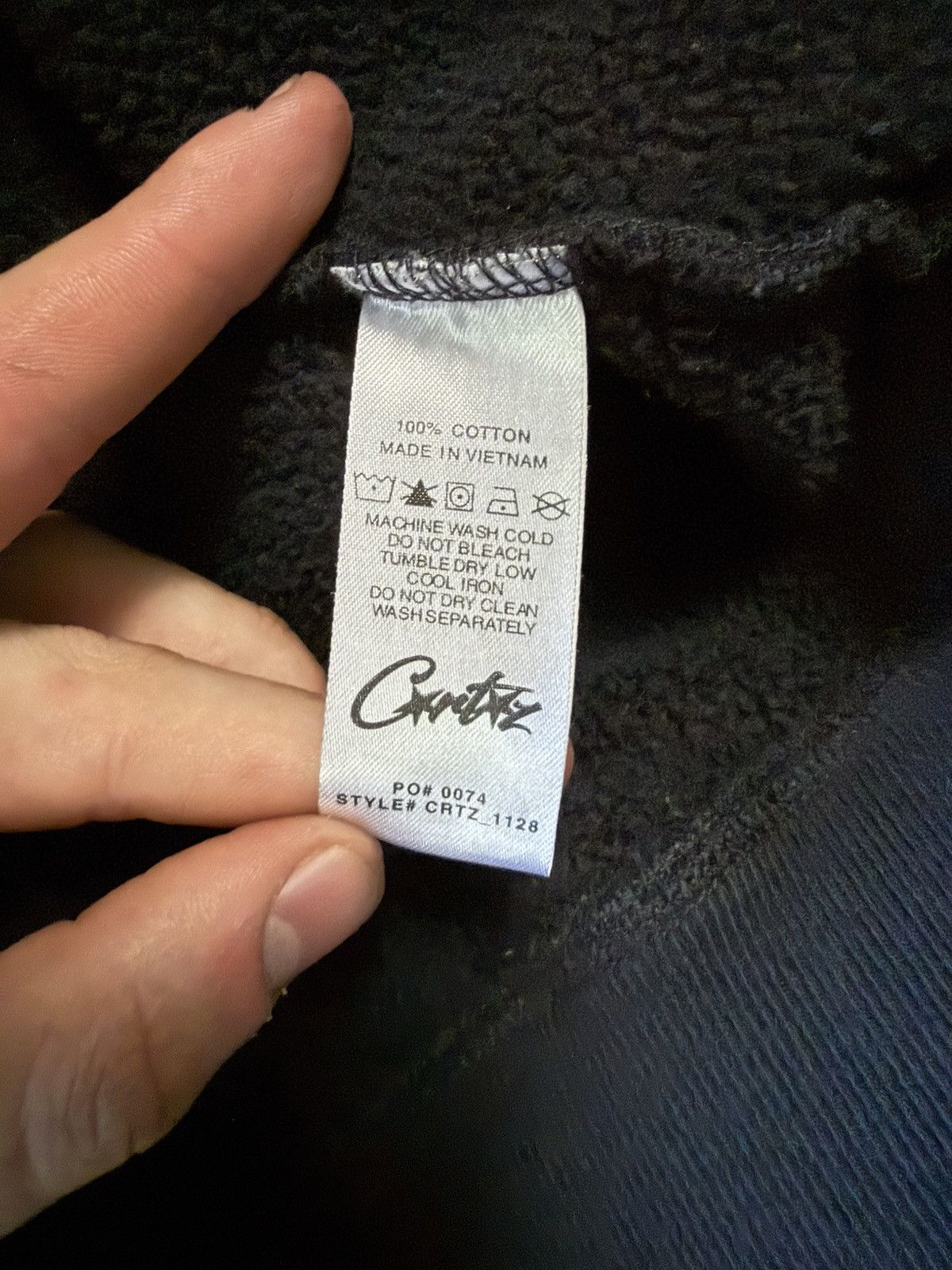 Corteiz OG TRIPLE BLACK “BLACK FRIDAY” CORTEIZ HOODIE Size US M / EU 48-50 / 2 - 5 Thumbnail