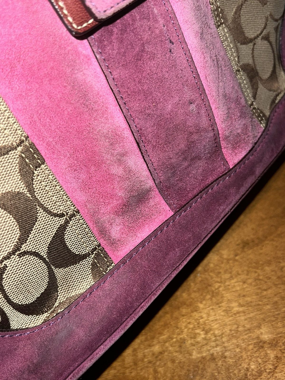Coach Coach Womens F04Q-7056 Purple Pink Brown Size ONE SIZE - 23 Thumbnail