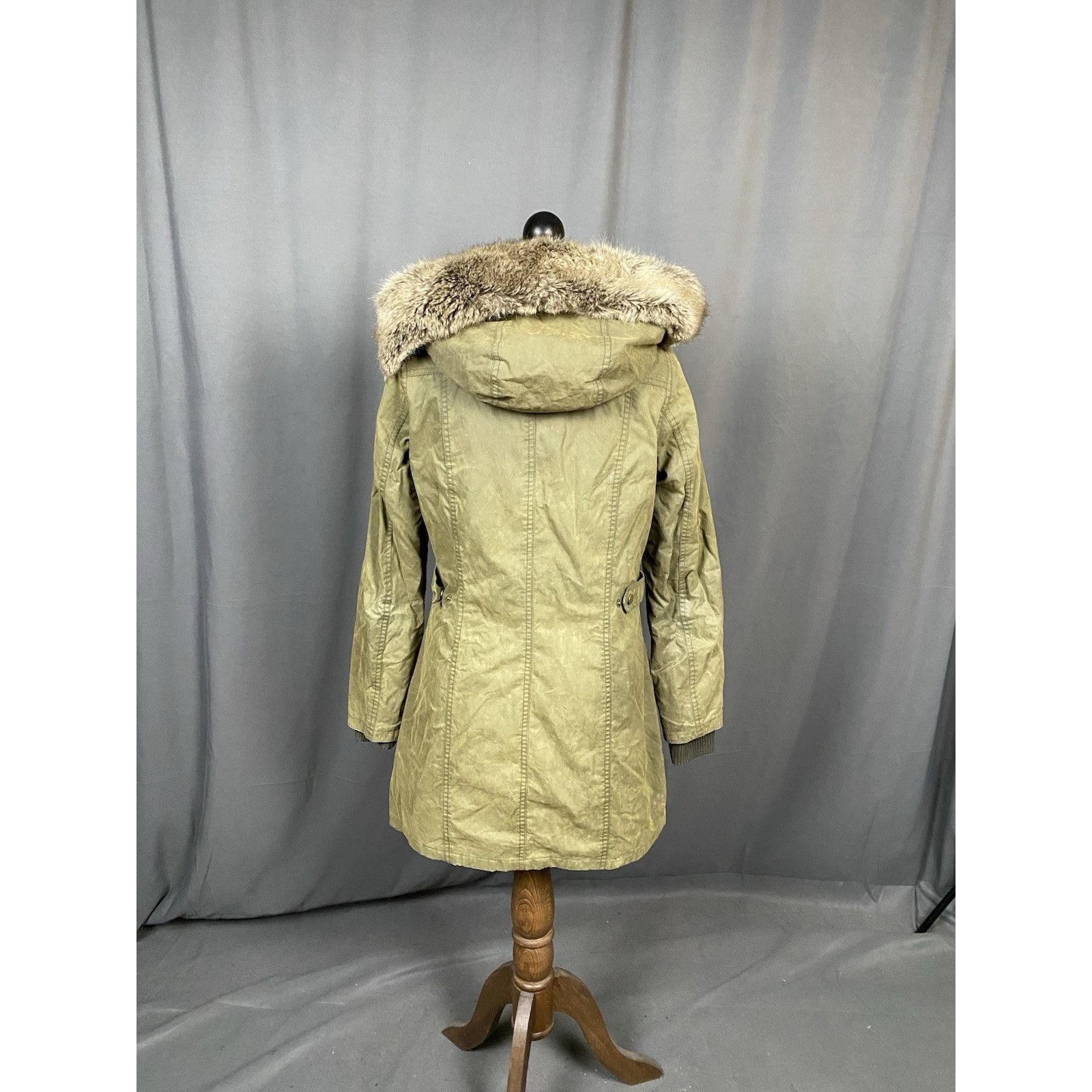 Barbour Barbour Brittania Green Waxed Winter Insulated Parka Jacket Size M / US 6-8 / IT 42-44 - 8 Thumbnail