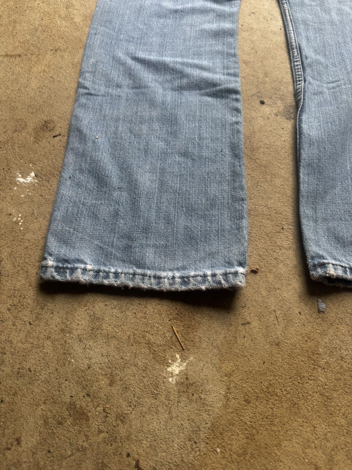 Levi's Vintage Clothing Distressed Levis 514 baby blue jeans. Size US 32 / EU 48 - 5 Thumbnail