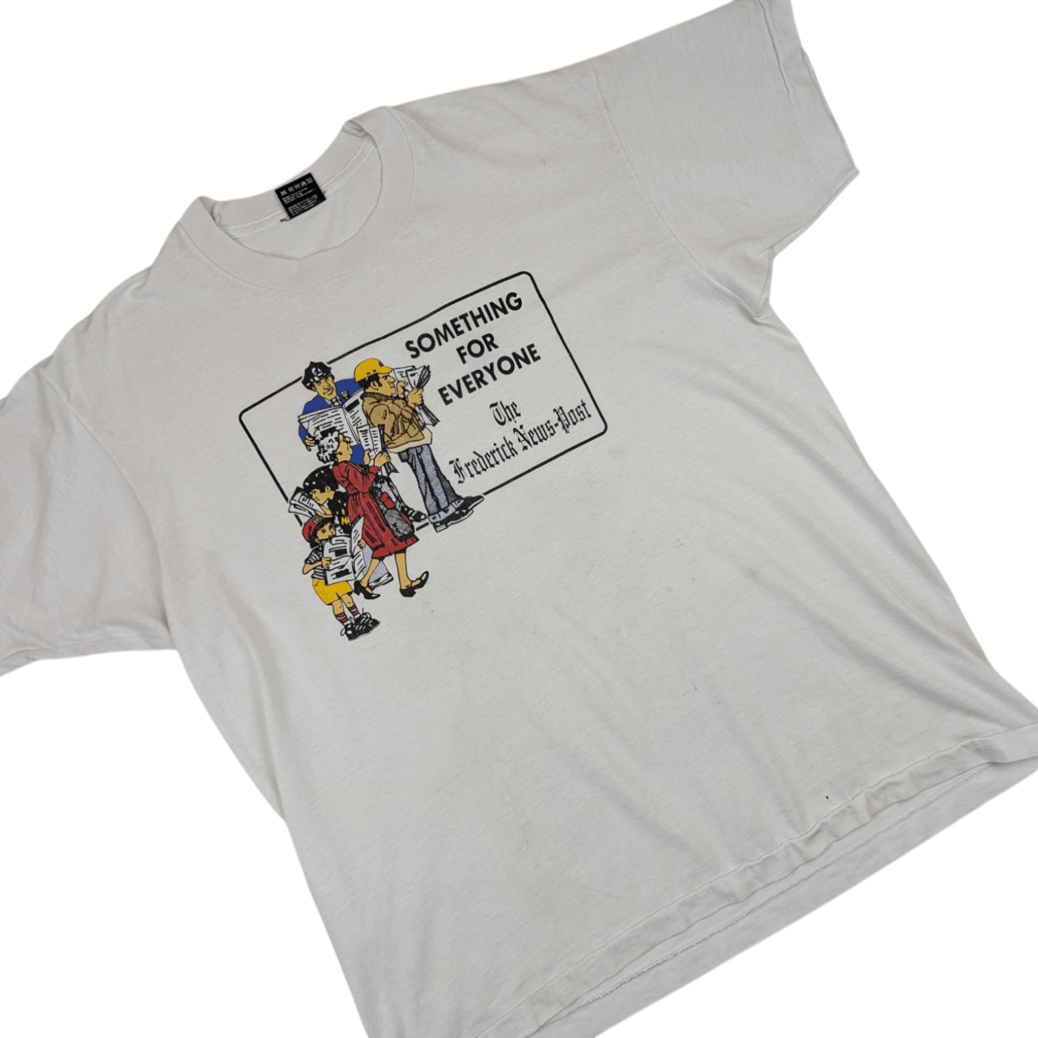 Fruit Of The Loom Vintage 90's FREDERICK NEW POST T-Shirt Single Stitches Tee Size US XL / EU 56 / 4 - 3 Thumbnail